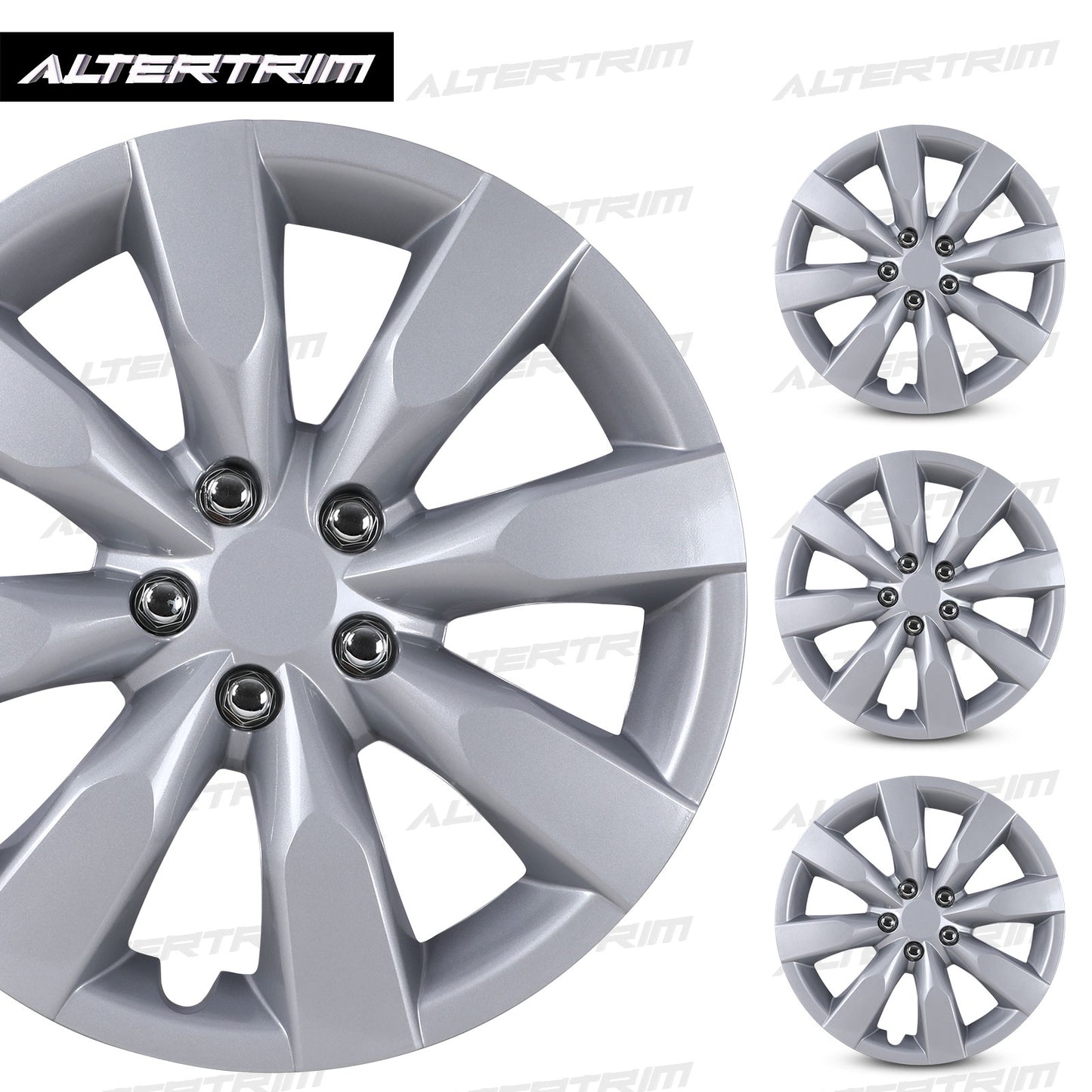 16 Inch Wheel Hubcaps for 2009-2019 TOYOTA Corolla and 2009-2014 TOYOTA Matrix w/decorative screws - Lacquer