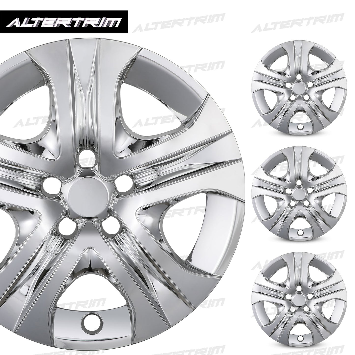 17 Inch Wheel Hubcaps for 2013-2018 TOYOTA RAV4 - Chrome