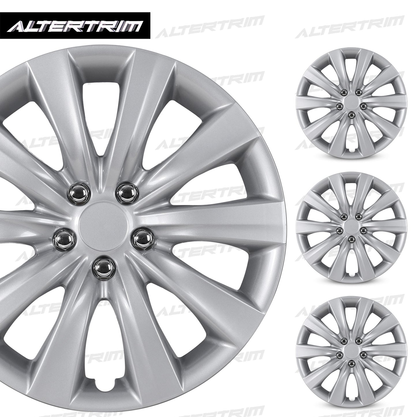 16 Inch Wheel Hubcaps for 2009-2026 TOYOTA Corolla and 2009-2014 TOYOTA Matrix w/decorative screws - Lacquer