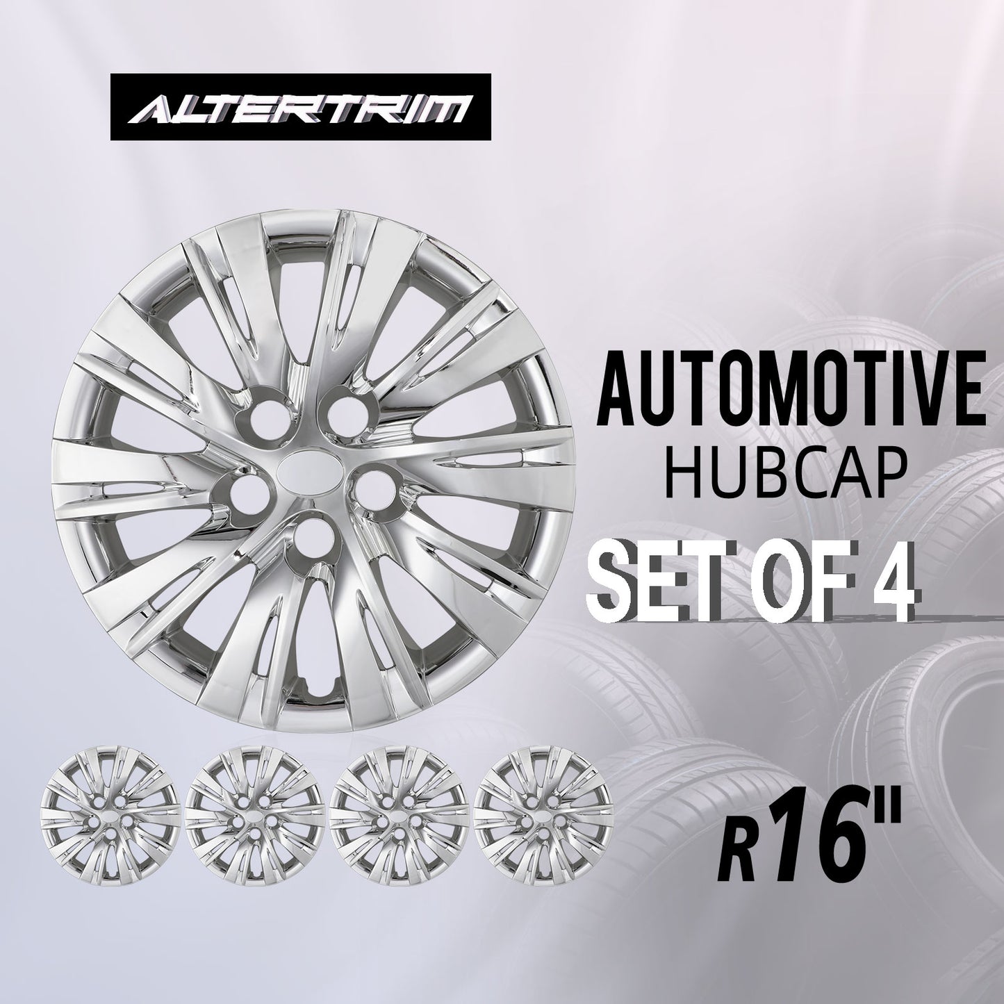 16 Inch Wheel Hubcaps for 2012-2014 TOYOTA Camry - Chrome