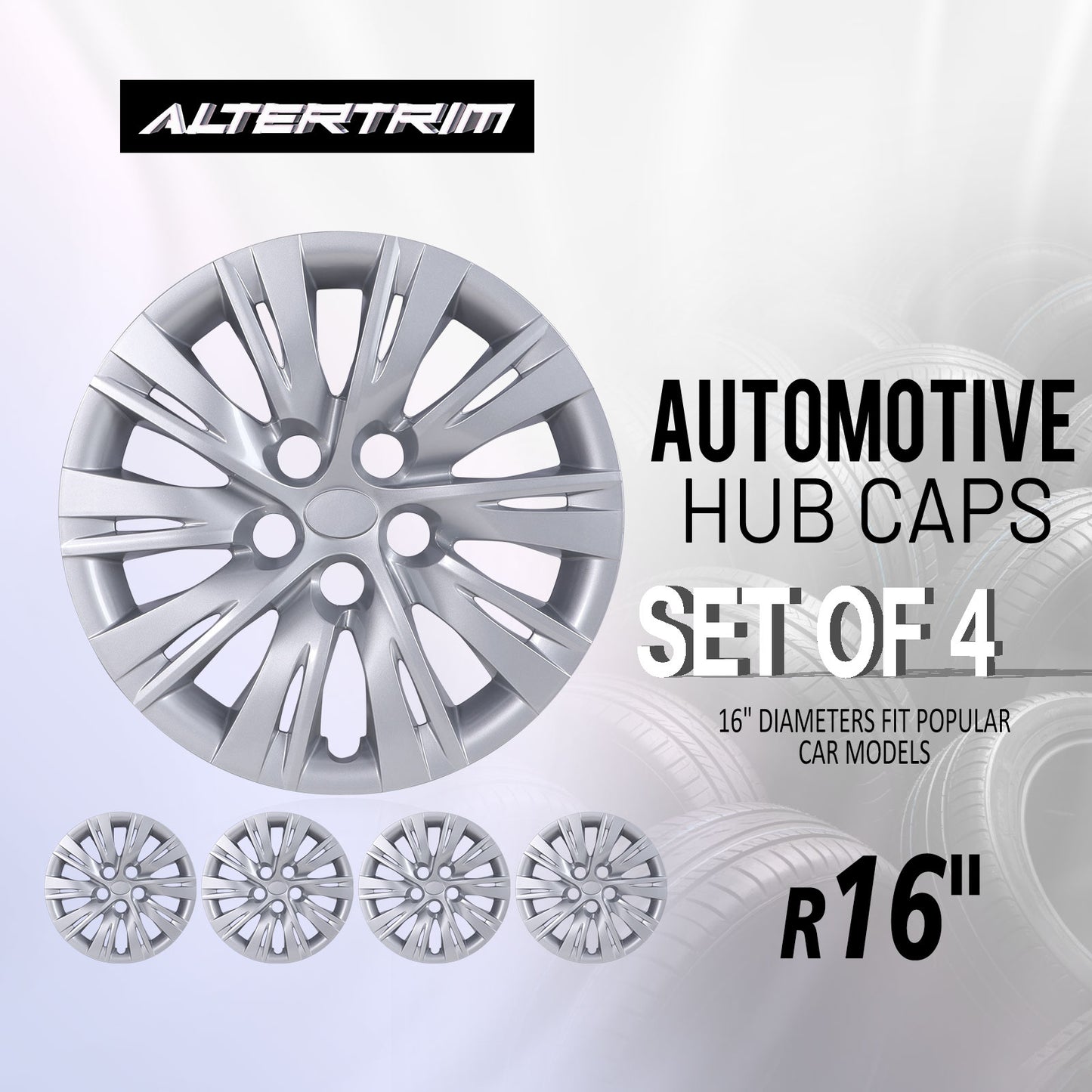 16 Inch Wheel Hubcaps for 2012-2014 TOYOTA Camry - Lacquer