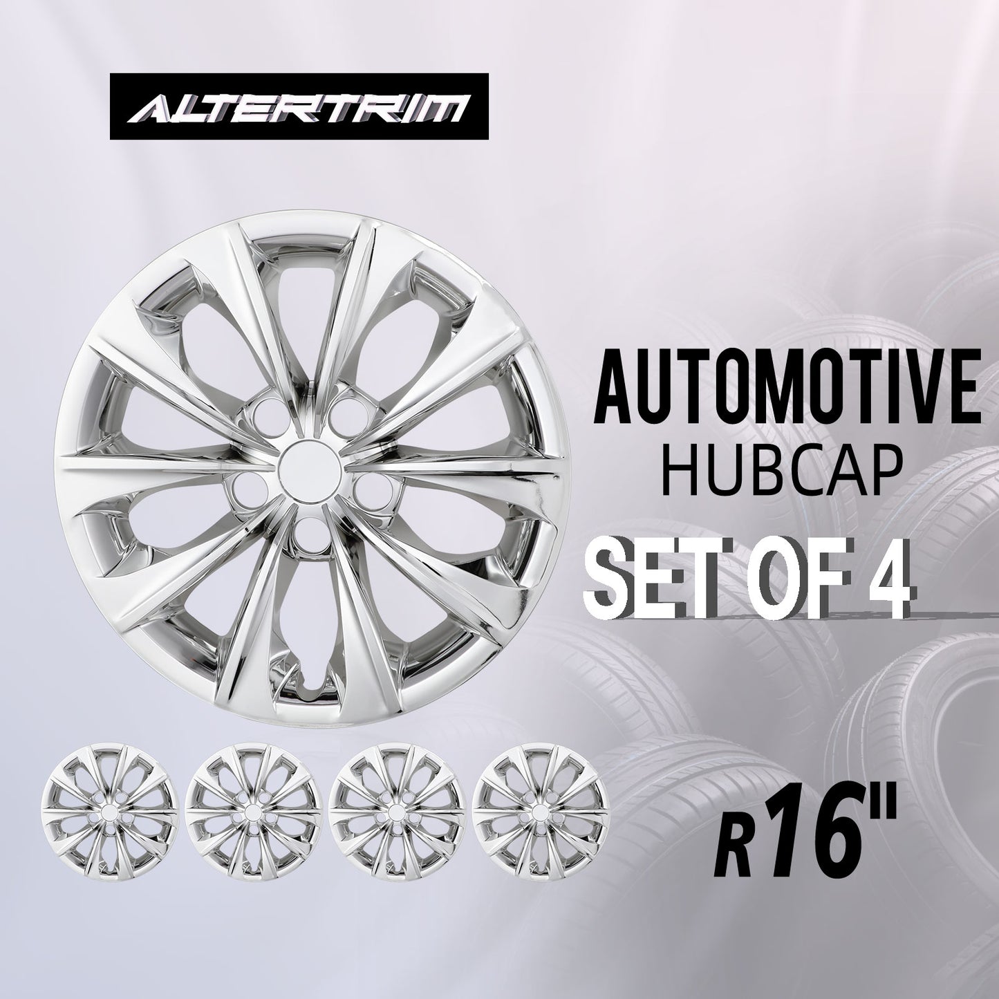 16 Inch Wheel Hubcaps for 2015-2017 TOYOTA Camry - Chrome