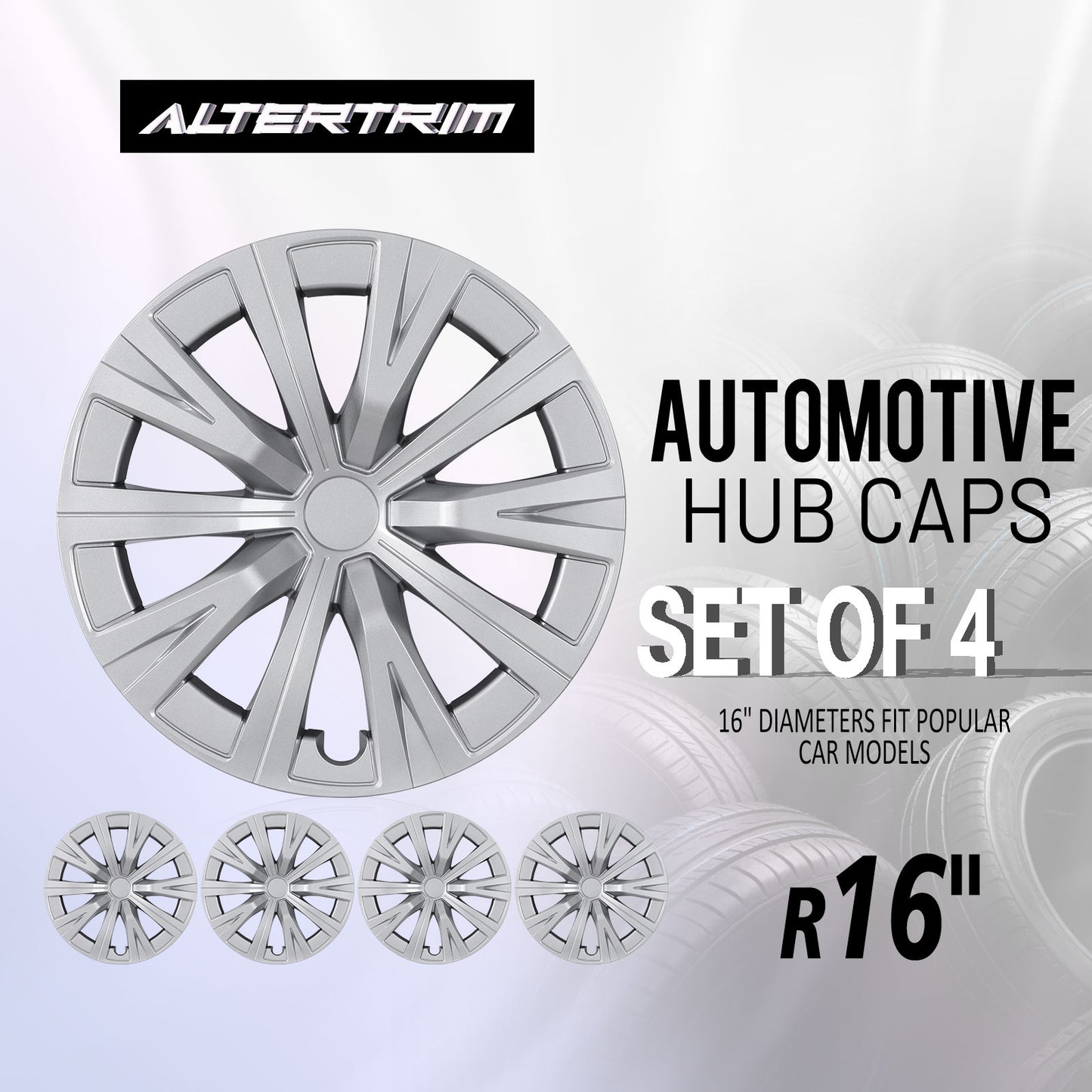 16 Inch Wheel Hubcaps for 2015-2024 TOYOTA Camry - Lacquer