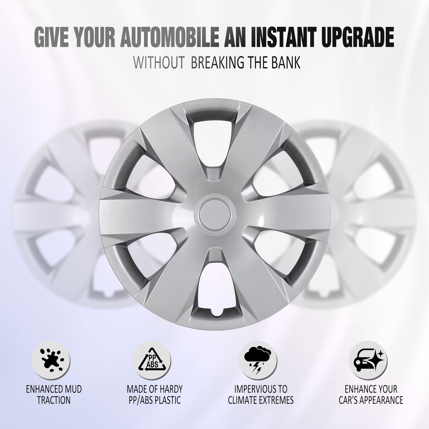 16 Inch Wheel Hubcaps for 2007-2011 TOYOTA Camry - Lacquer
