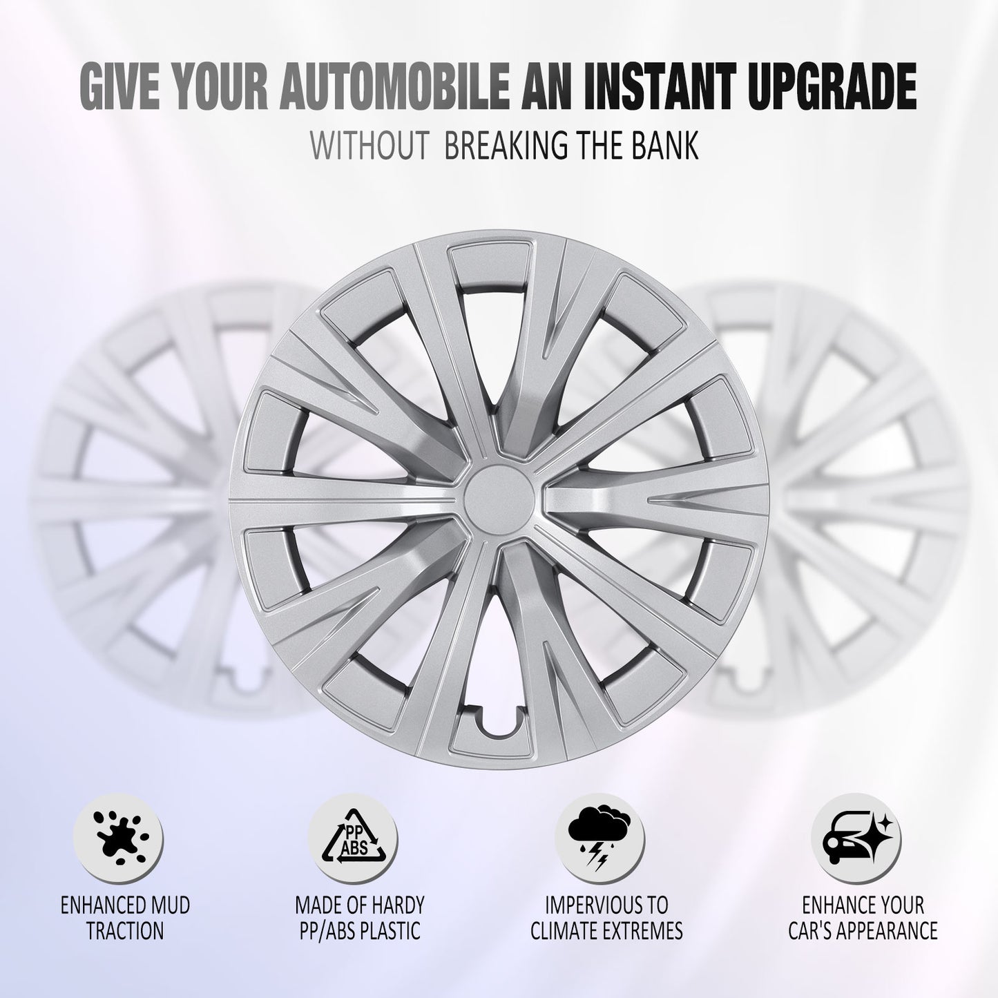 16 Inch Wheel Hubcaps for 2015-2024 TOYOTA Camry - Lacquer