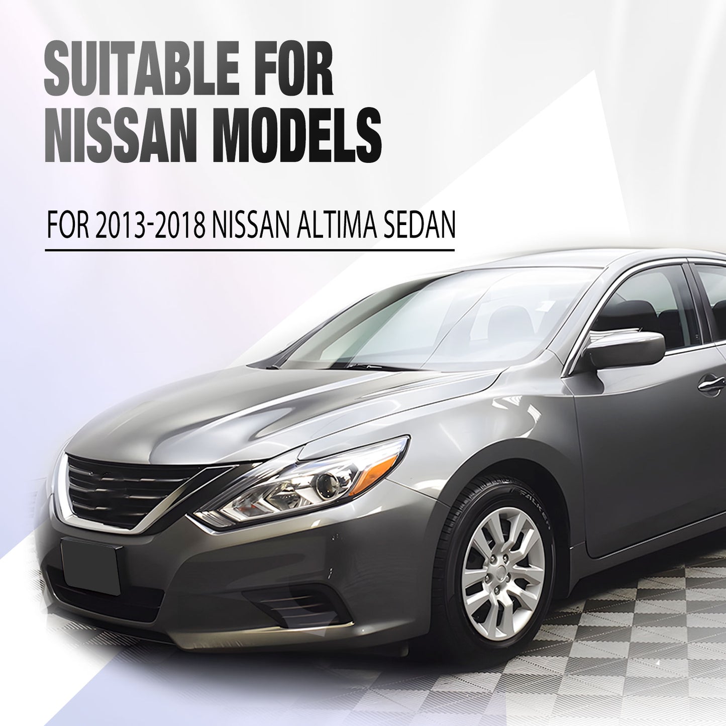 16 Inch Wheel Hubcaps for 2013-2018 Nissan Altima Sedan - Chrome
