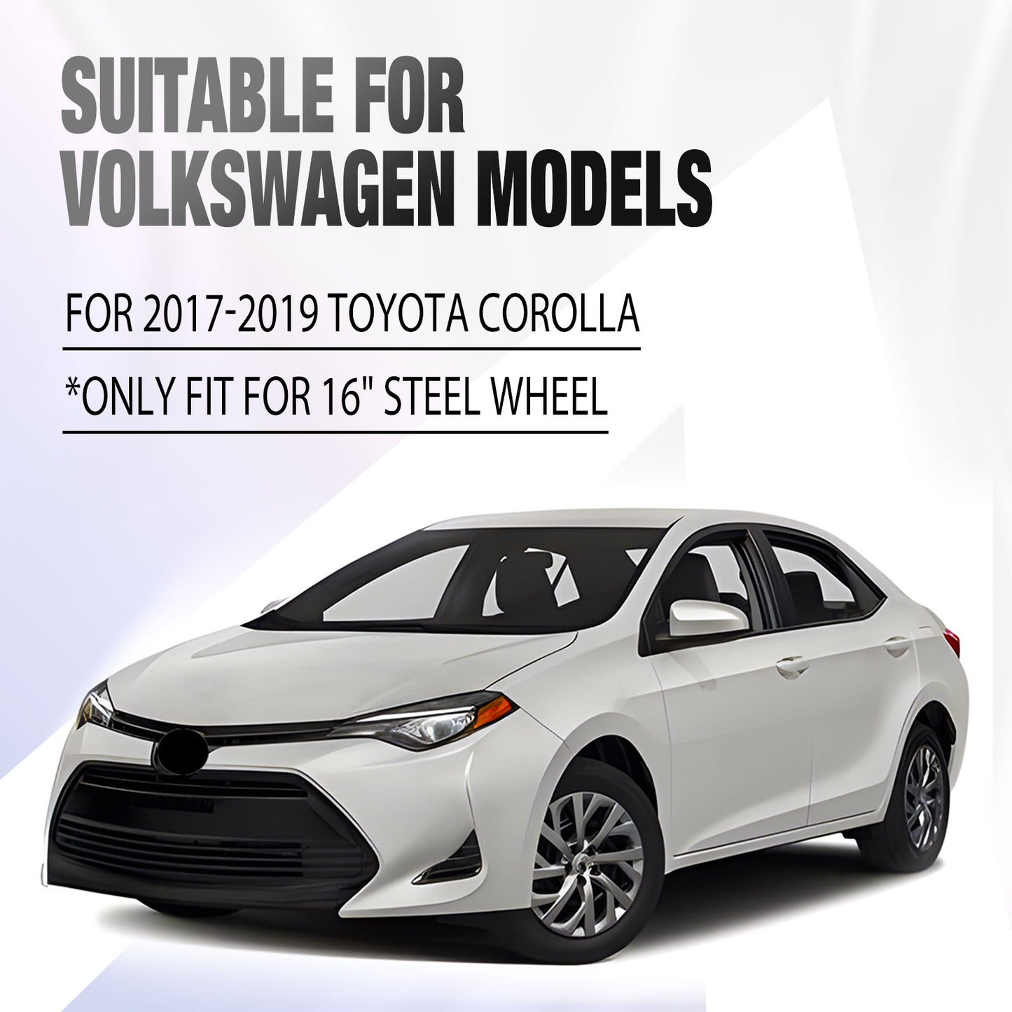 16 Inch Wheel Hubcaps for 2009-2026 TOYOTA Corolla and 2009-2014 TOYOTA Matrix - Lacquer