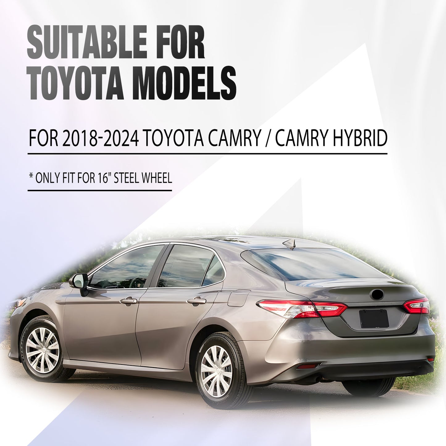 16 Inch Wheel Hubcaps for 2015-2024 TOYOTA Camry - Lacquer