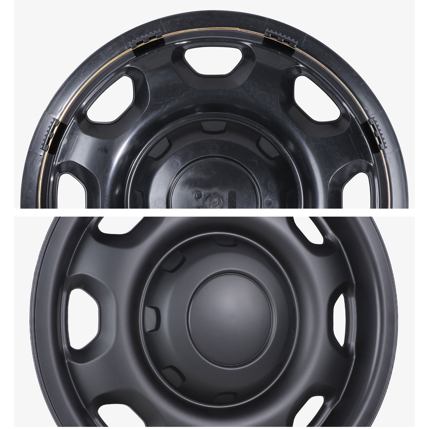 17 Inch Wheel Hubcaps for 2010-2026 Ford F-150 XL - Matte Black