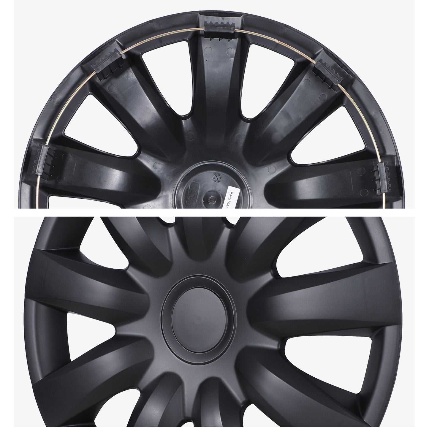 15 Inch Wheel Hubcaps for 2002-2006 Toyota Camry - Matte Black