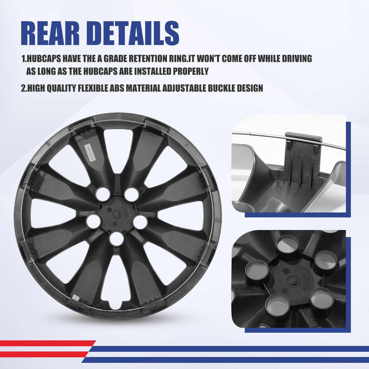 16 Inch Wheel Hubcaps for 2009-2019 TOYOTA Corolla and 2009-2014 TOYOTA Matrix - Lacquer