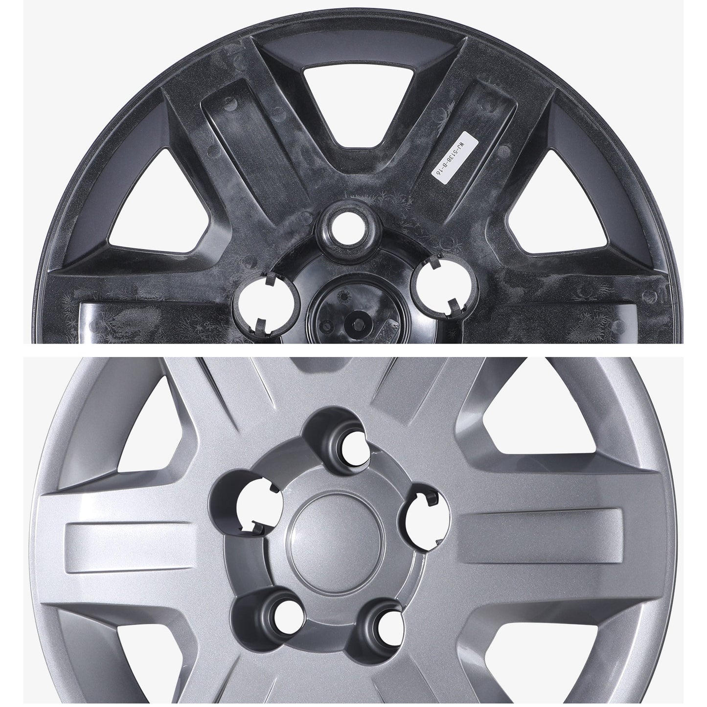 16 Inch Wheel Hubcaps for 2008-2016 Dodge Grand & Caravan/2008-2010 Chrysler Town & Country - Lacquer