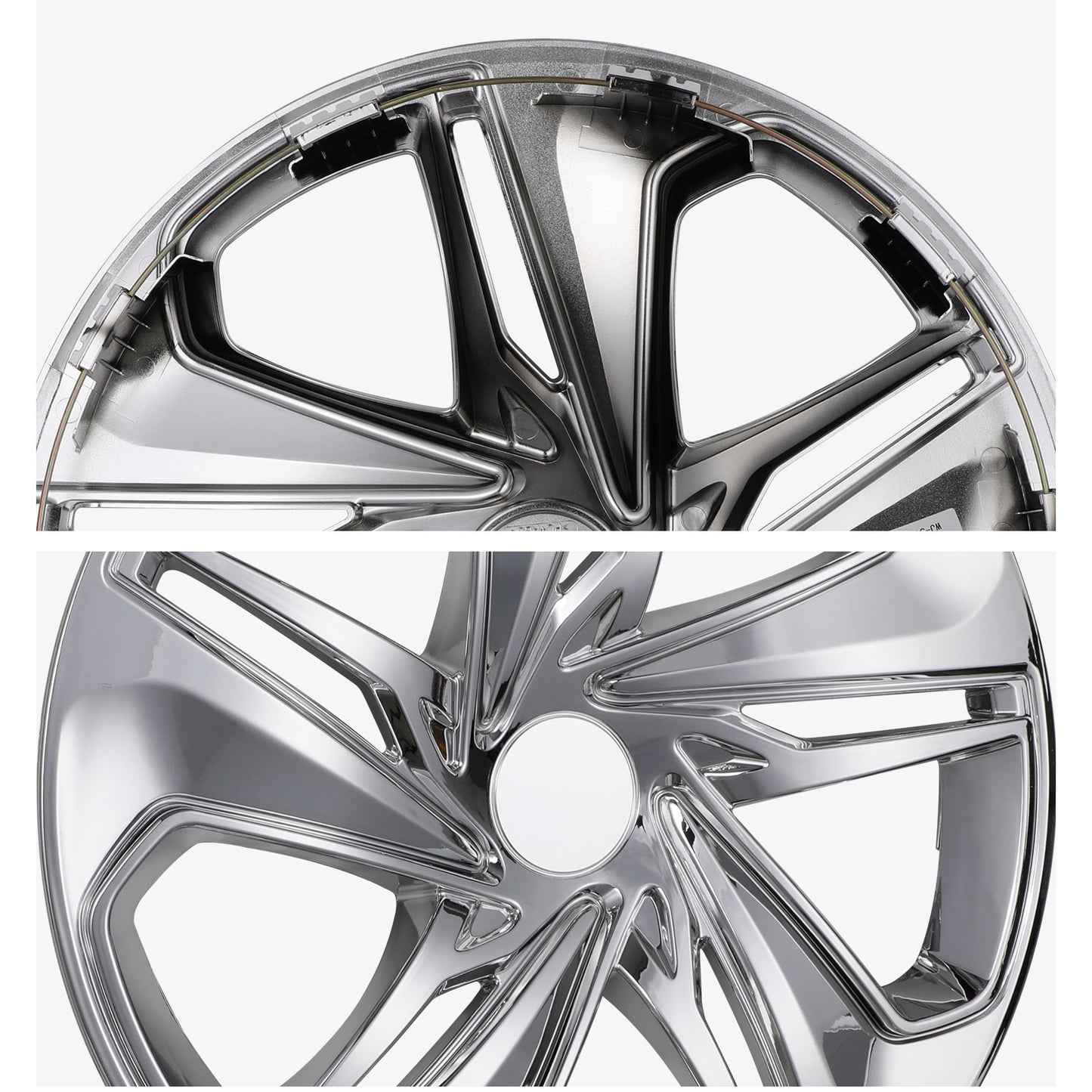 16 Inch Wheel Hubcaps for 2016-2026 Honda Civic Sedan - Chrome