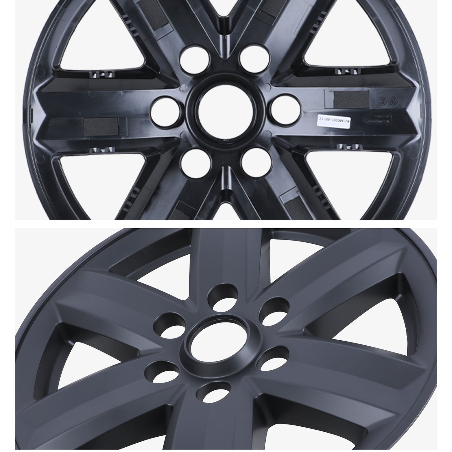 17 Inch Wheel Skins for 2021-2025 Ford F-150 - Matte Black