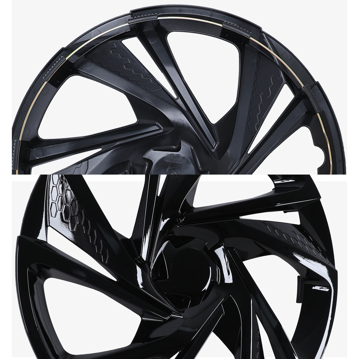 16 Inch Wheel Skins for 2017-2023 SUBARU IMPREZA SEDAN/WAGON - Black Lacquer