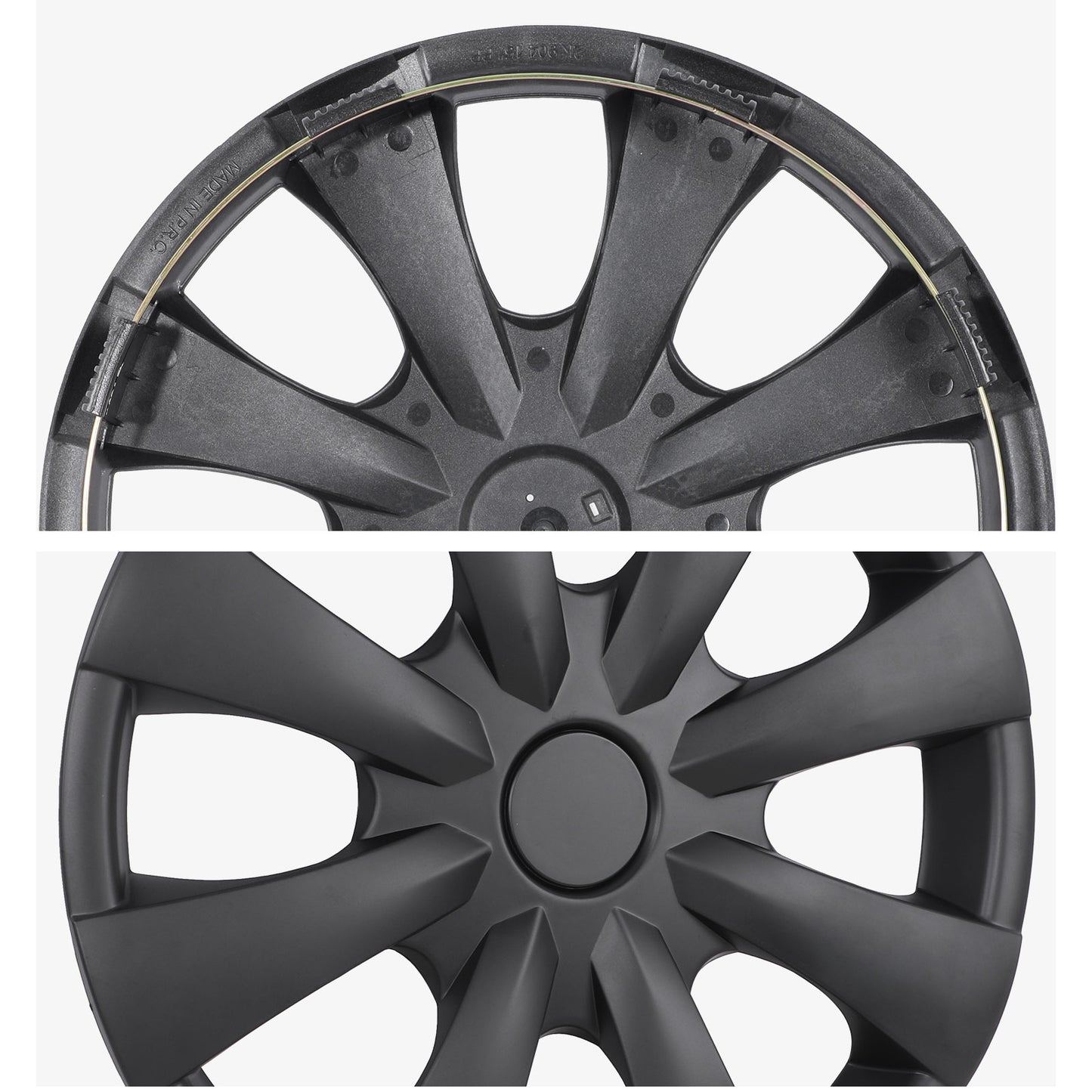 15 Inch Wheel Hubcaps for 2009-2019 TOYOTA Corolla - Matte Black