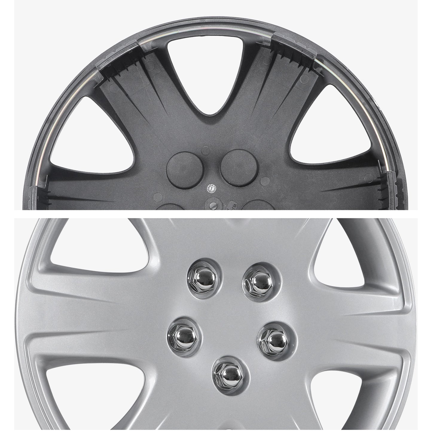 15 Inch Wheel Hubcaps for 2005-2008 TOYOTA Corolla w/decorative screws - Lacquer