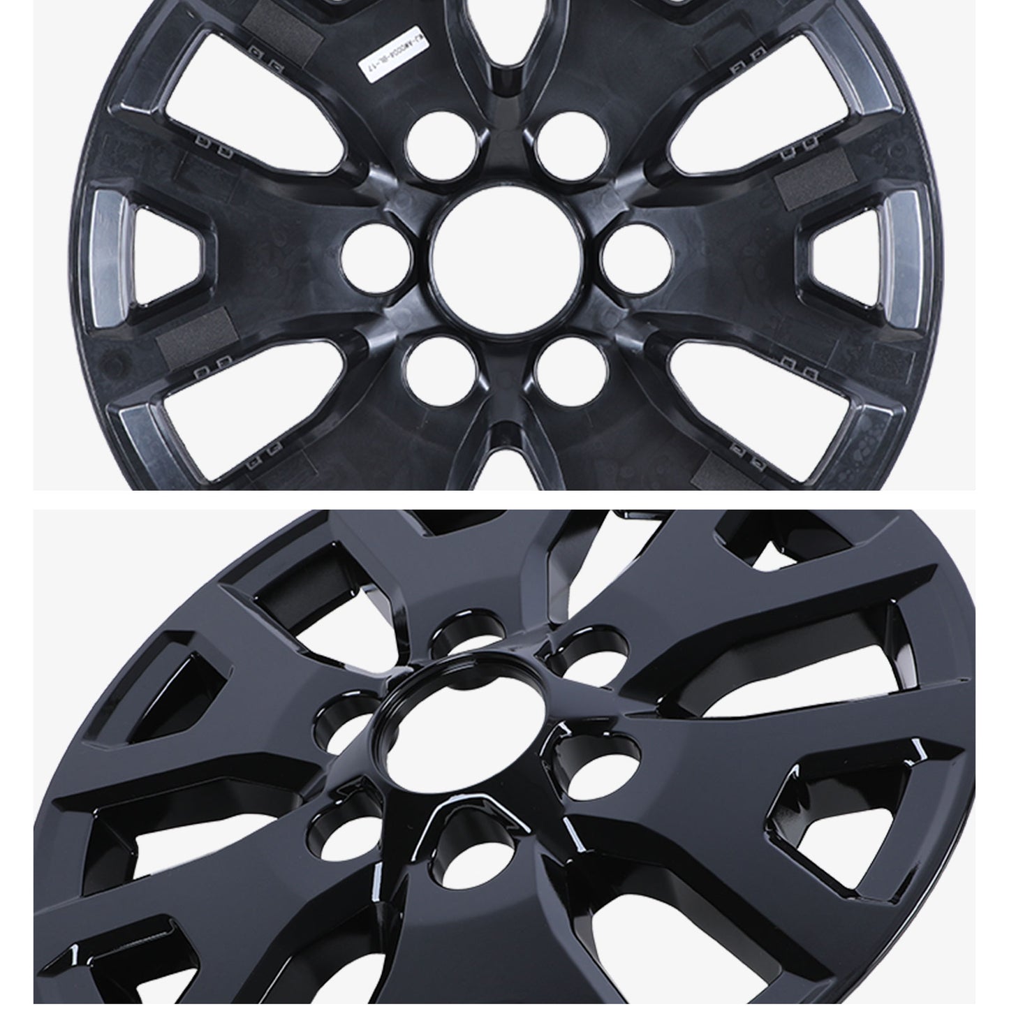 17 Inch Wheel Skins for 2024-2026 Toyota Tacoma - Black Lacquer
