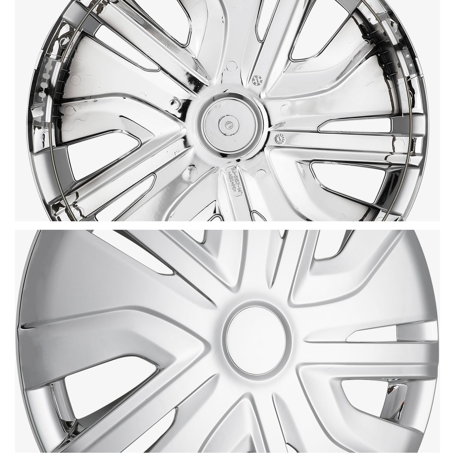 14 Inch Wheel Hubcaps for 2014-2026 Mitsubishi Mirage - Chrome