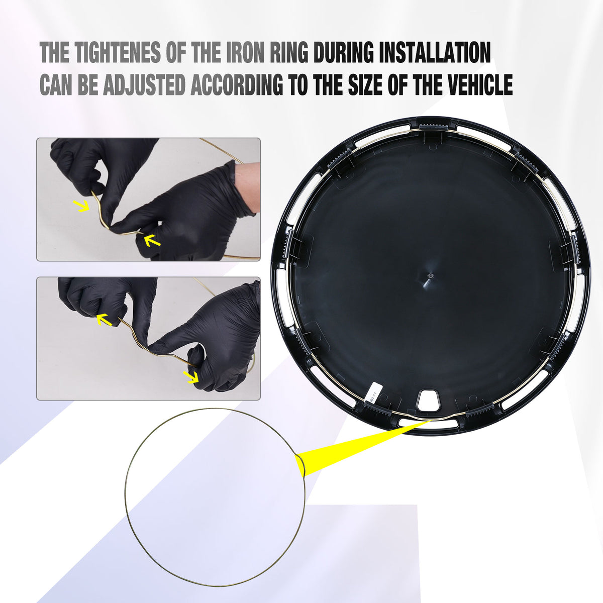 17 Inch Aerodisc Full Coverage Wheel Covers for Universal Steel Wheels