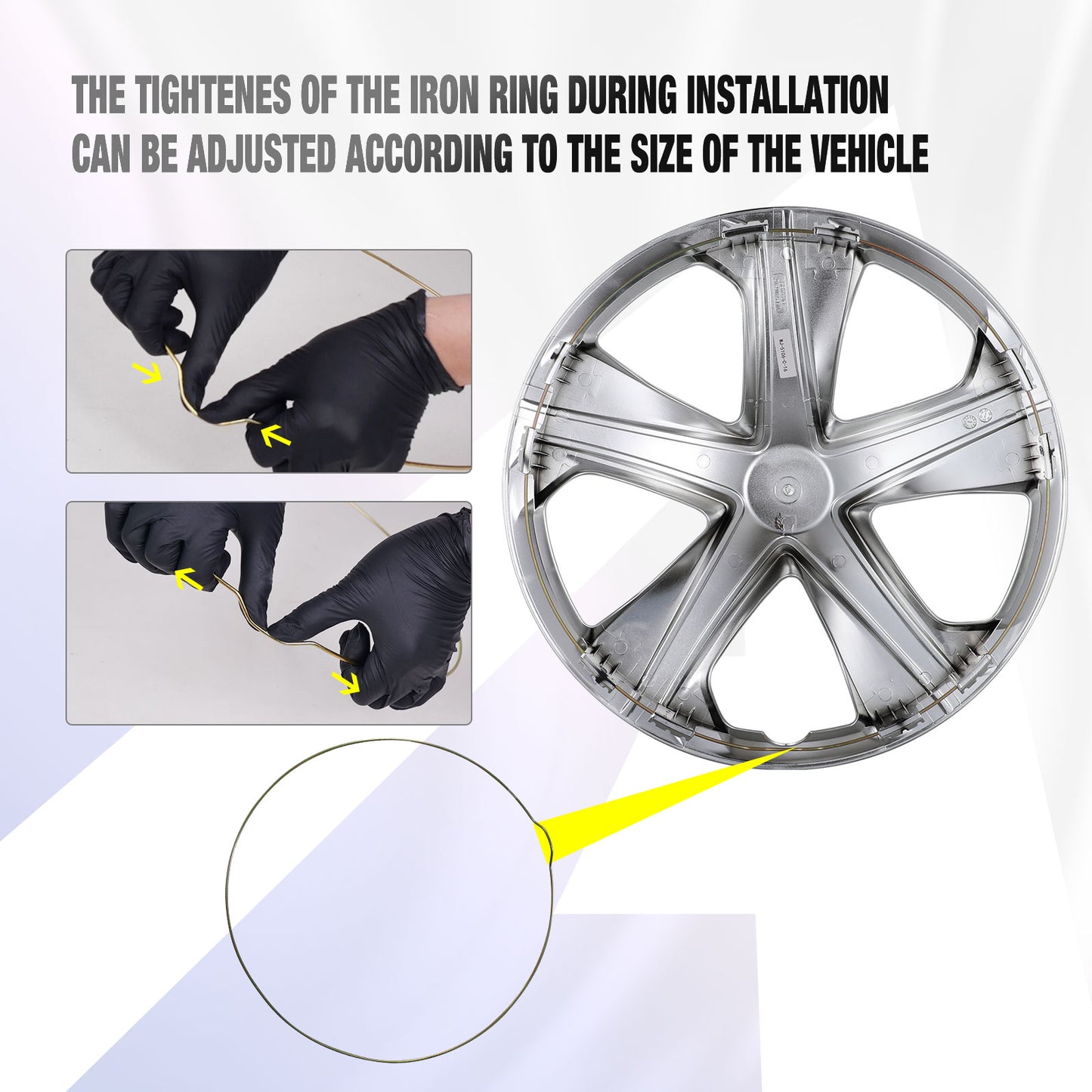 16 Inch Wheel Hubcaps for 2016-2026 Honda Civic Sedan - Chrome