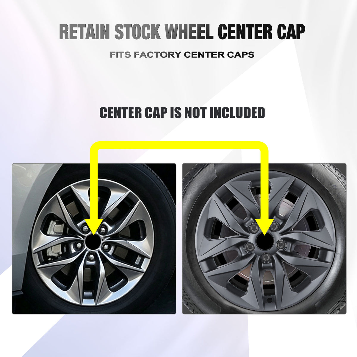 17 Inch Wheel Skins for 2021-2025 TOYOTA SIENNA - Matte Black