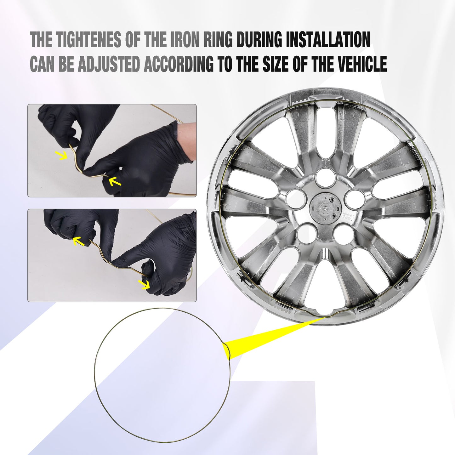 16 Inch Wheel Hubcaps for 2013-2018 Nissan Altima Sedan - Chrome
