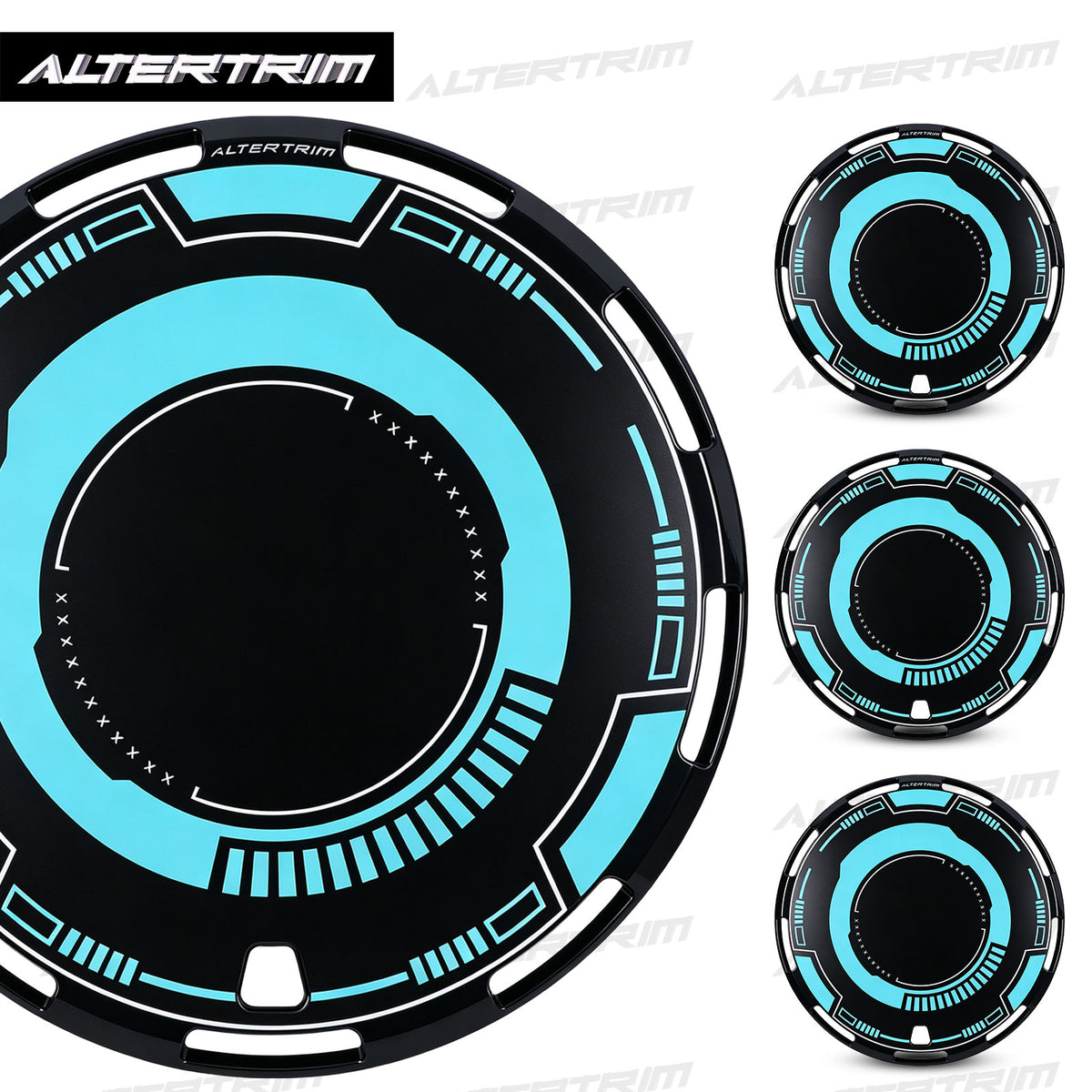 17 Inch Aero disc Full Coverage Wheel Covers for Universal Steel Wheels