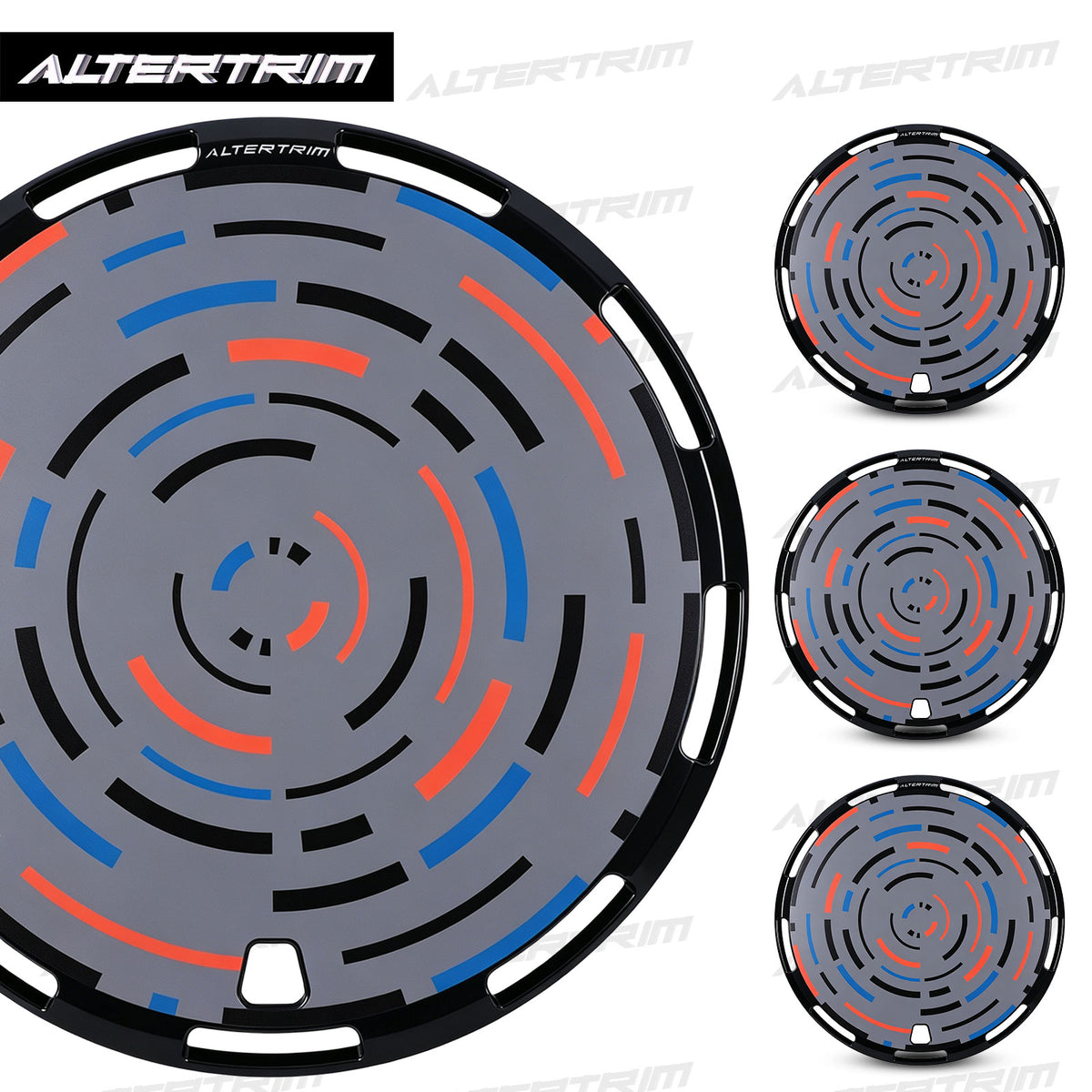 17 Inch Aerodisc Full Coverage Wheel Covers for Universal Steel Wheels