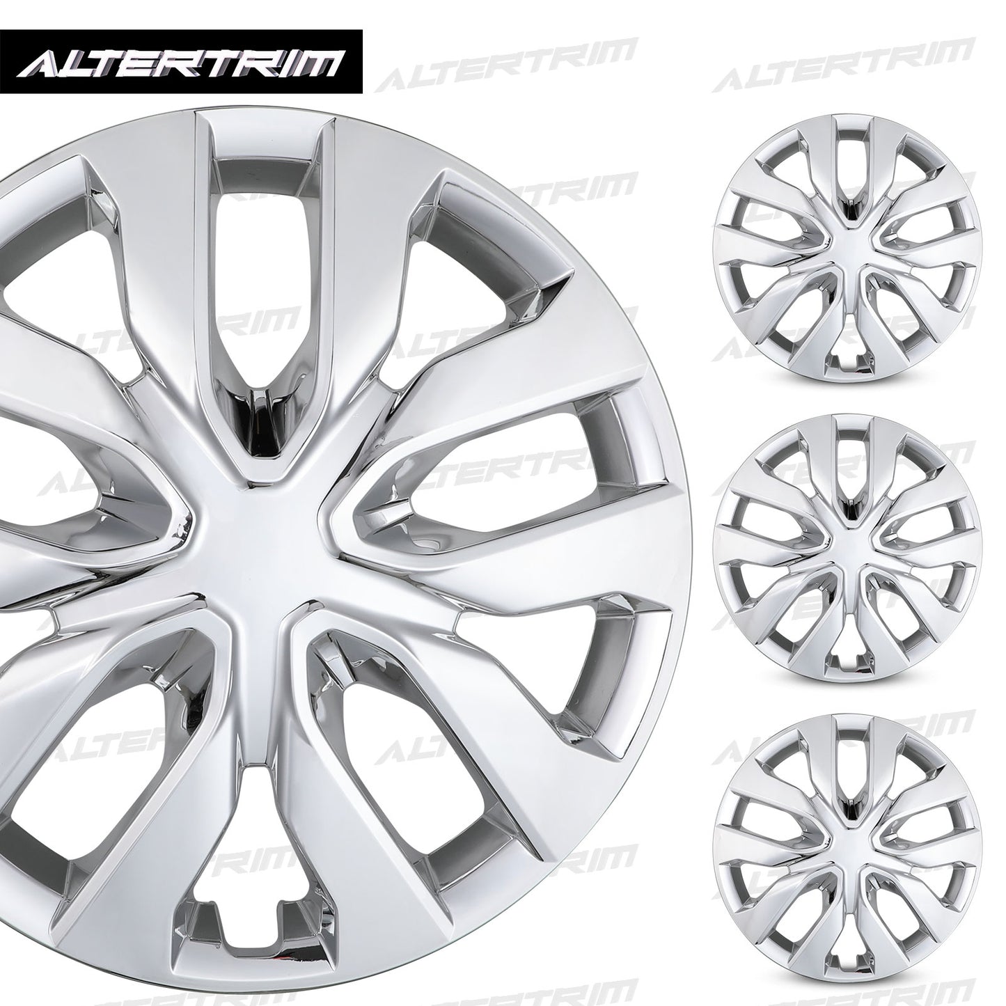17 Inch Wheel Hubcaps for 2014-2020 Nissan Rogue - Chrom
