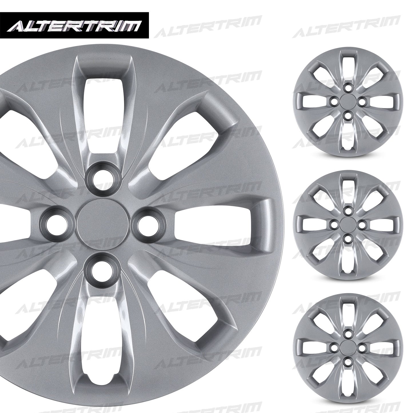 14 Inch Wheel Hubcaps for 2012-2017 Hyundai Accent Hatchback/Sedan - Lacquer