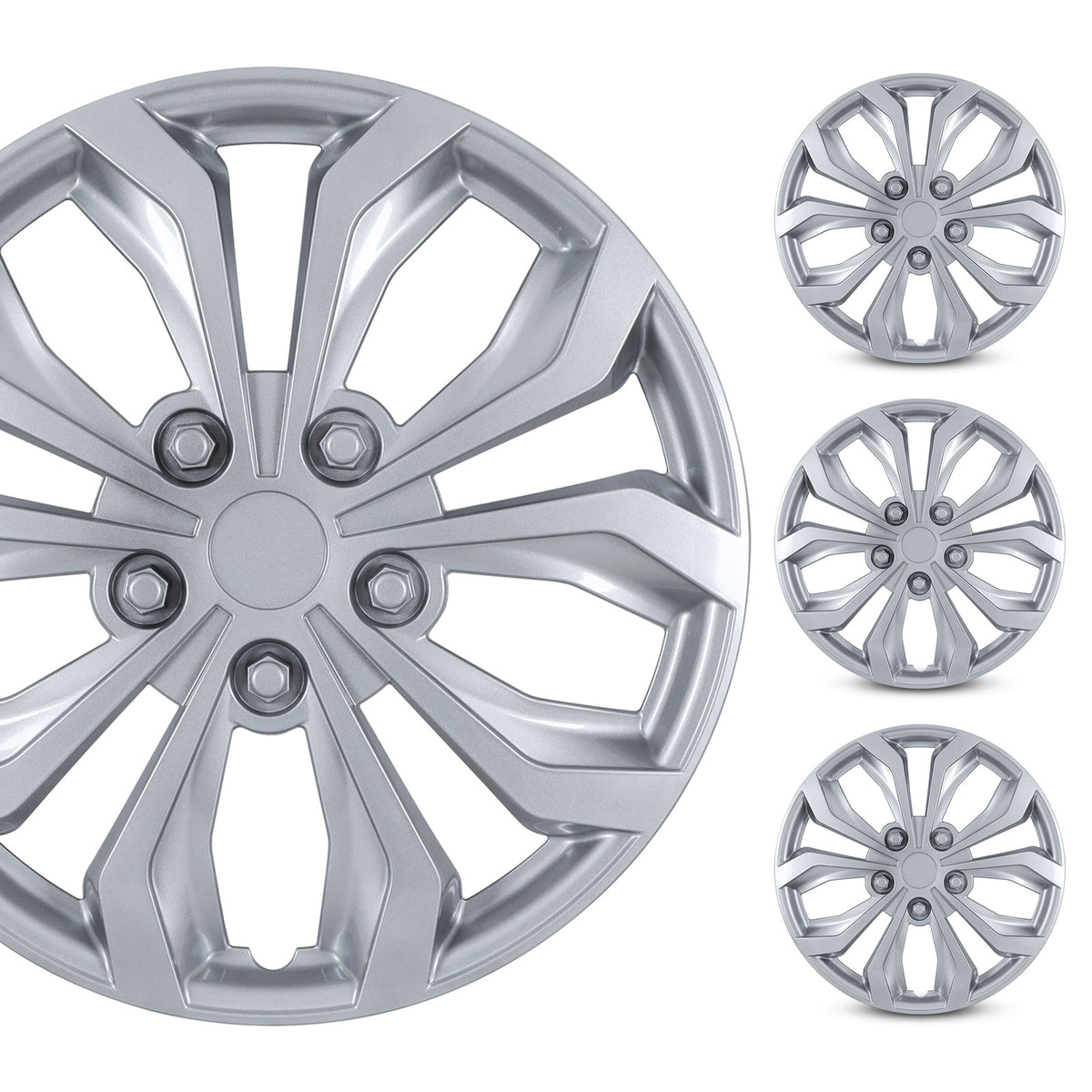 15 Inch Universal Hubcaps for Steel Wheel Rims Cover - Lacquer