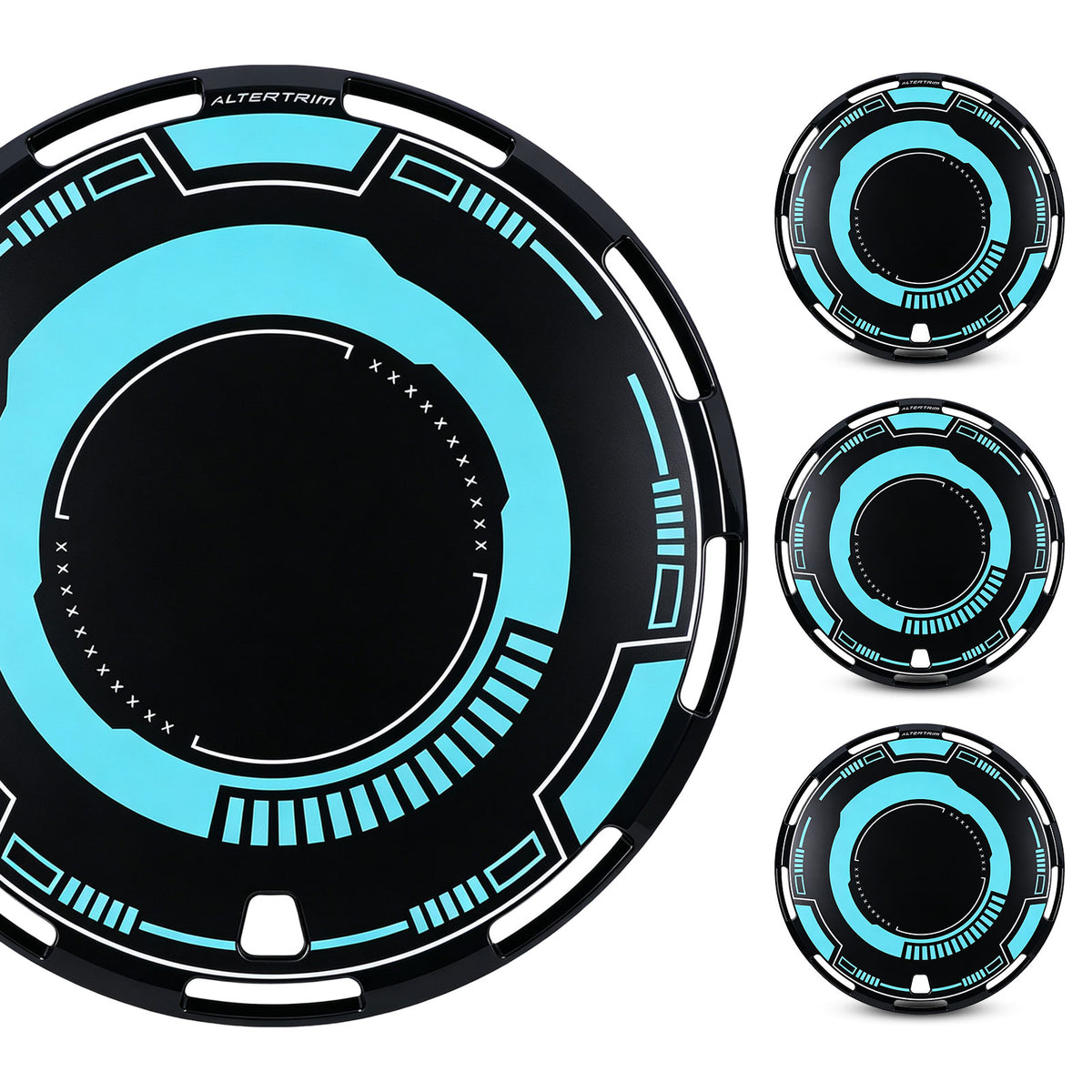17 Inch Aero disc Full Coverage Wheel Covers for Universal Steel Wheels