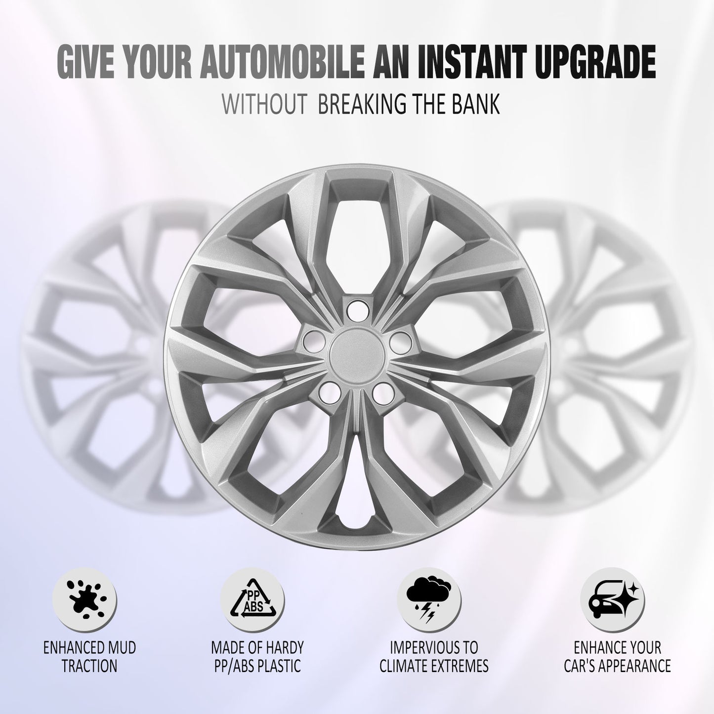 17 Inch Wheel Hubcaps for 2023-2026 Honda CR-V LX - Lacquer