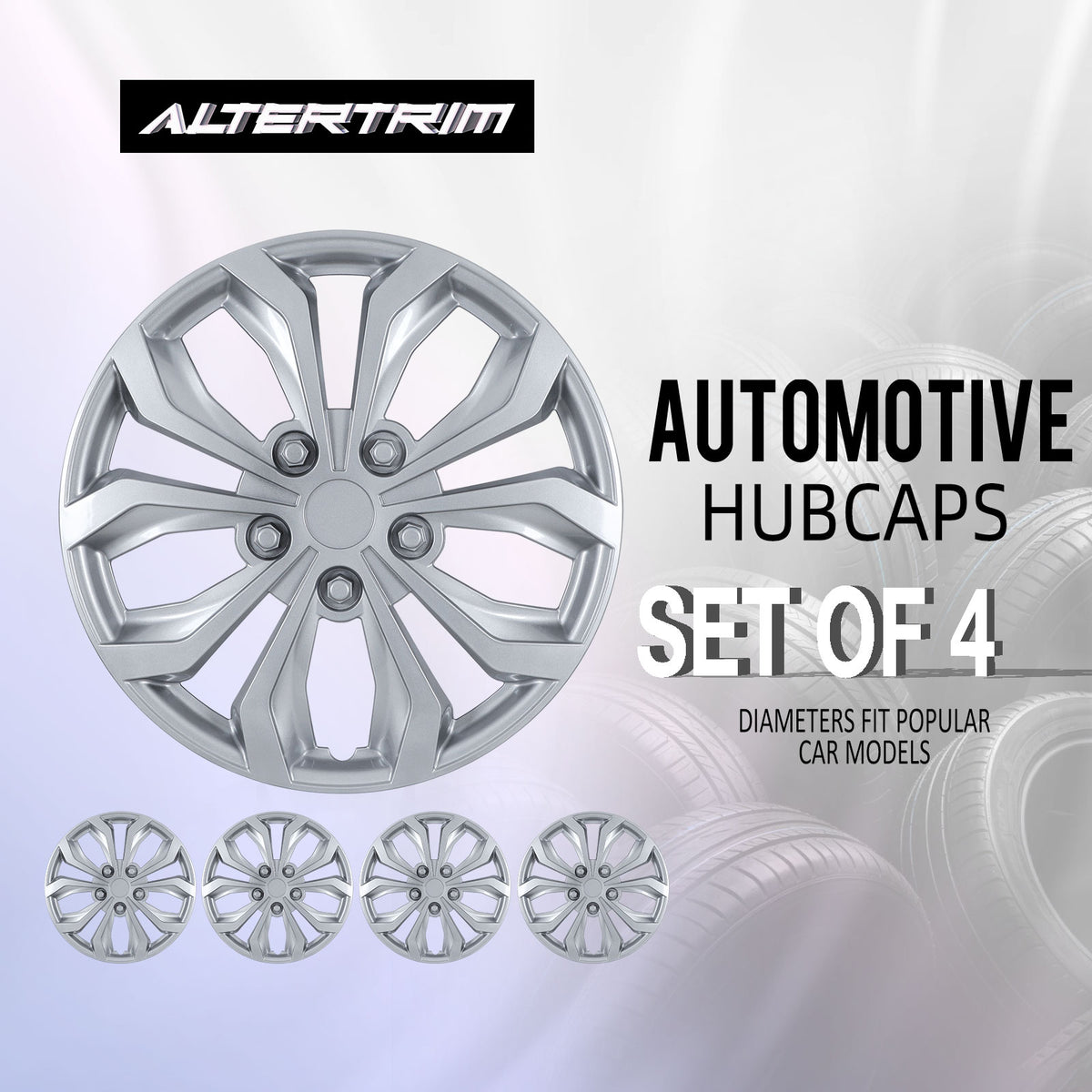 15 Inch Universal Hubcaps for Steel Wheel Rims Cover - Lacquer
