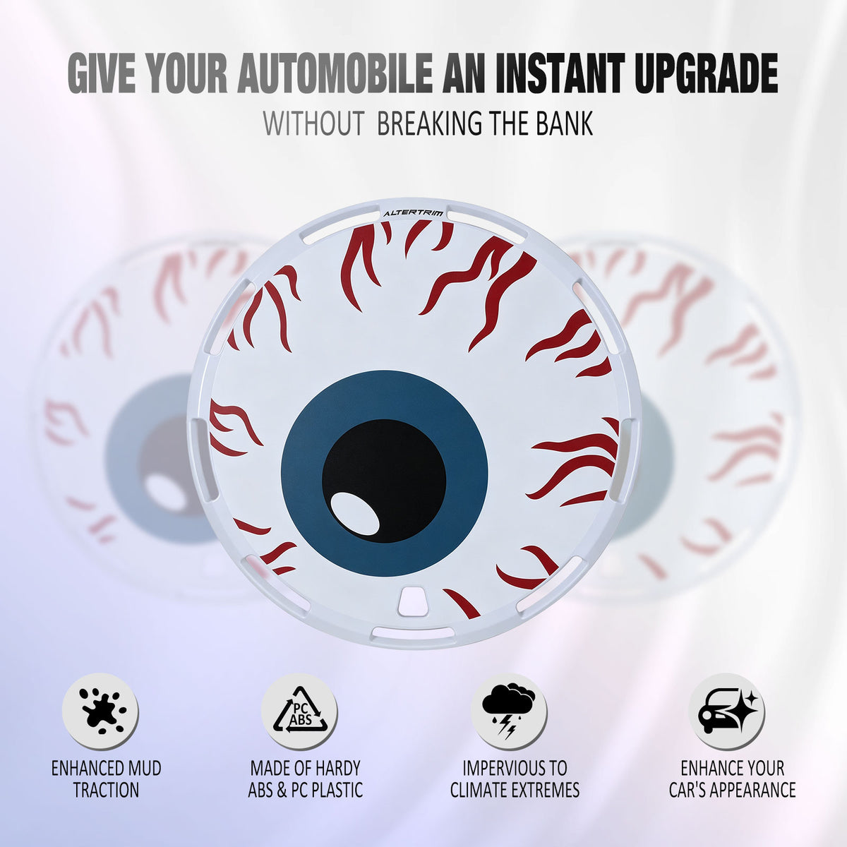 16 Inch Aero disc Full Coverage Wheel Covers for Universal Steel Wheels
