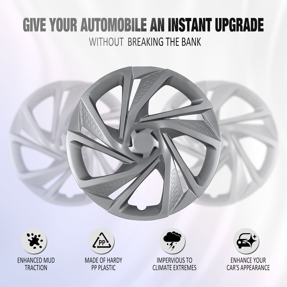 16 Inch Wheel Skins for 2017-2023 SUBARU IMPREZA SEDAN/WAGON - Lacquer