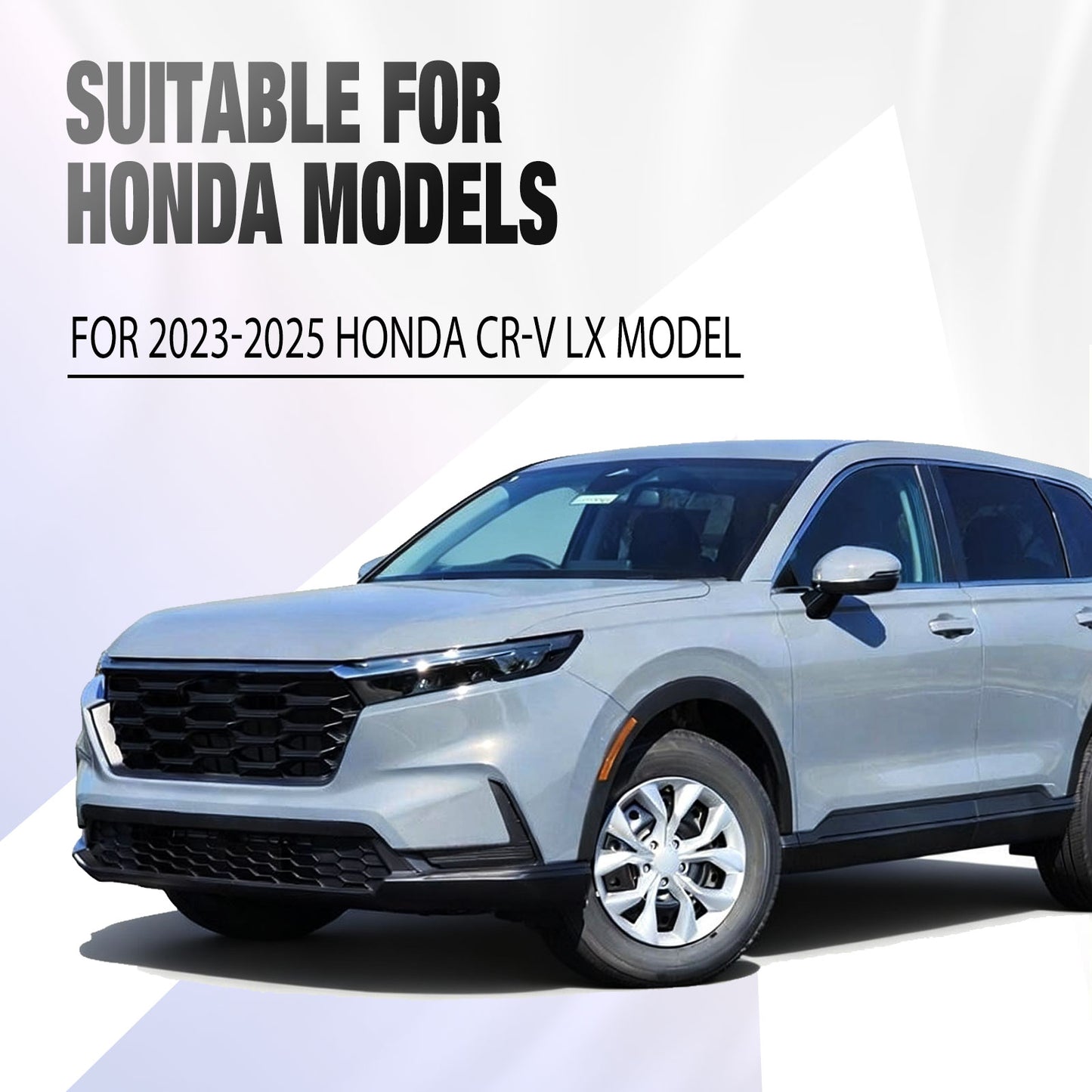 17 Inch Wheel Hubcaps for 2023-2026 Honda CR-V LX - Matte Black