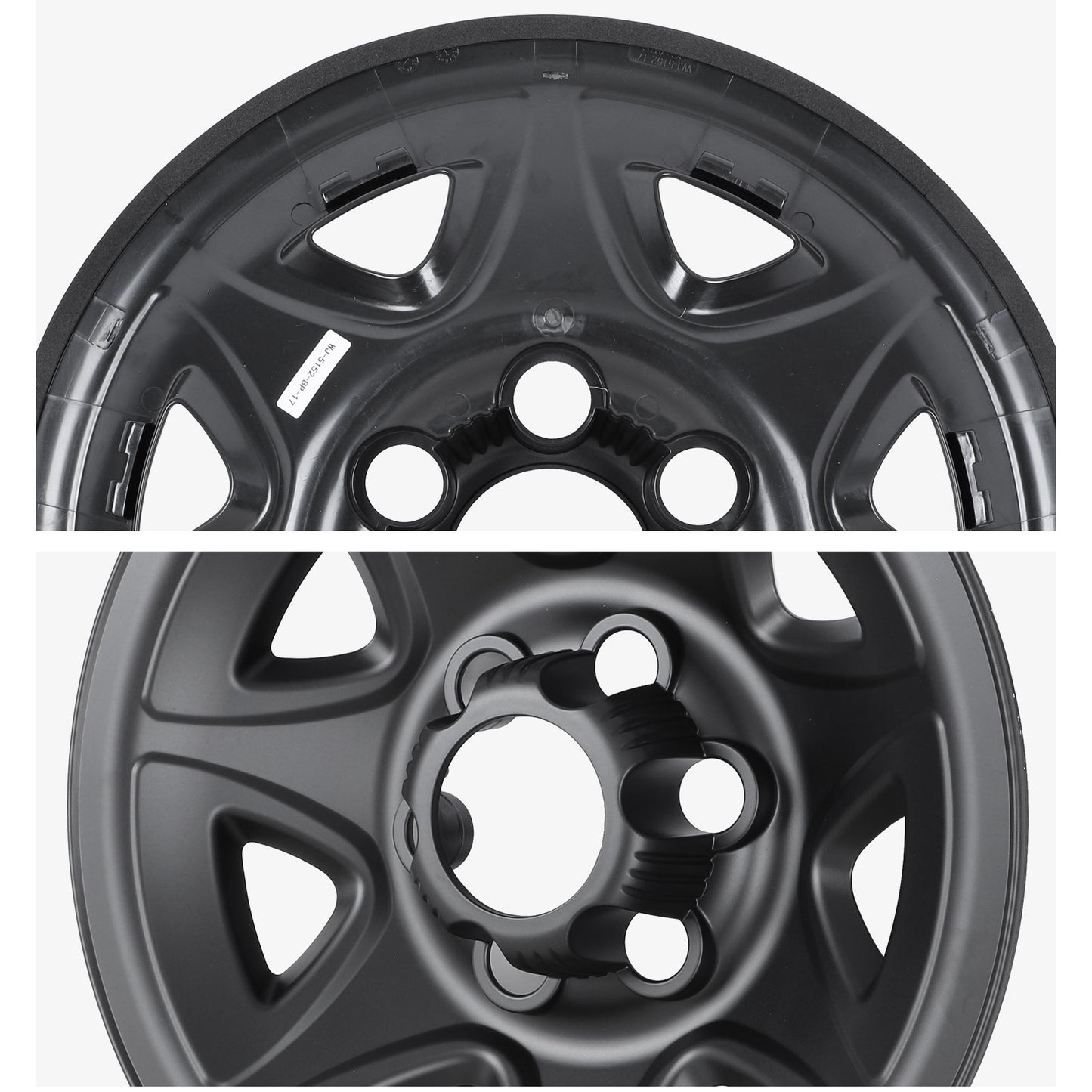 17 Inch Wheel Skins for 14-19 Chevy Silverado GMC Sierra 1500 - Matte Black