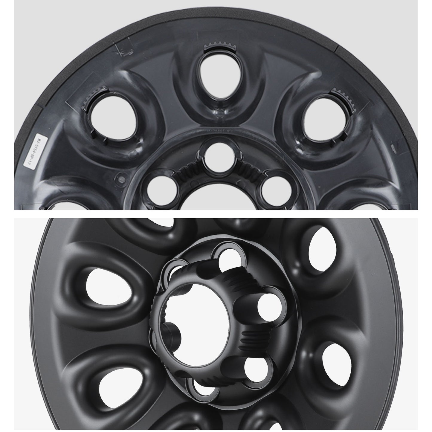 17 Inch Wheel Skins for 05-13 Chevy Silverado GMC Sierra 1500 - Matte Black