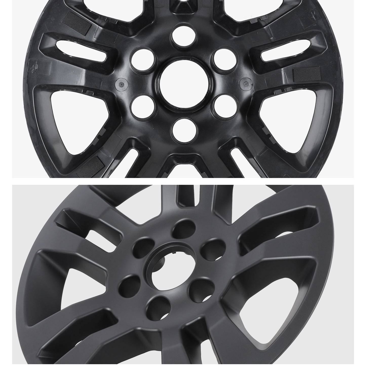 18 Inch Wheel Skins for 2014-2019 Chevy Silverado 1500/2015-2020 Chevy Suburban and Tahoe - Matte Black
