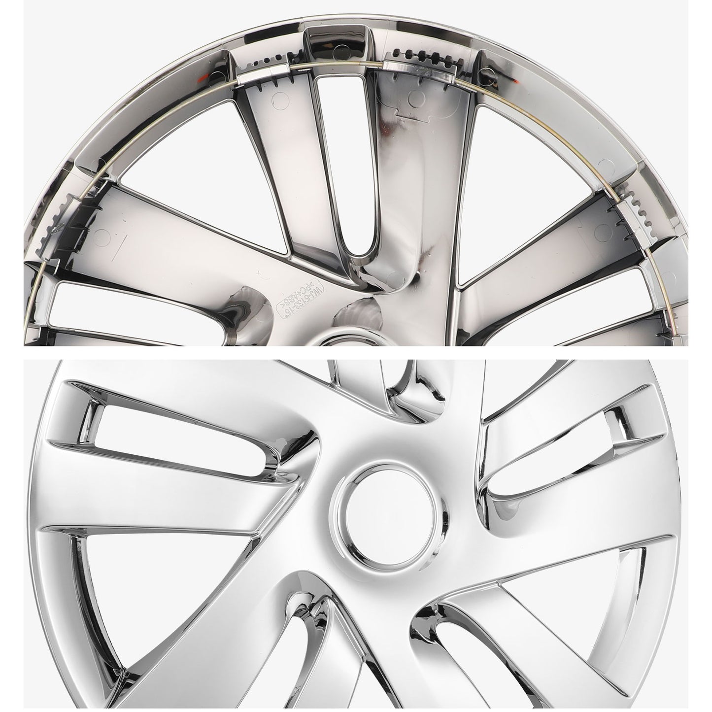 15 Inch Wheel Hubcaps for 2013-2021 Nissan NV200 - Chrome