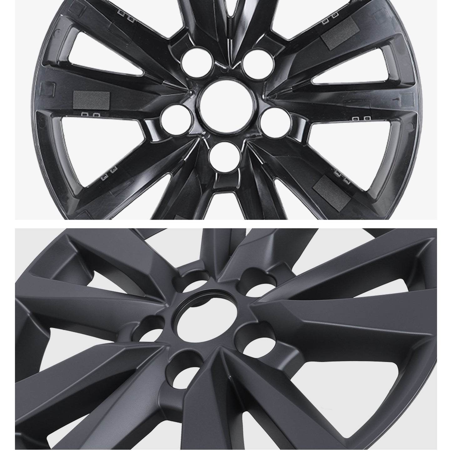 16 Inch Wheel Skins for 2025-2026 Toyota Camry Hybrid LE model - Matte Black