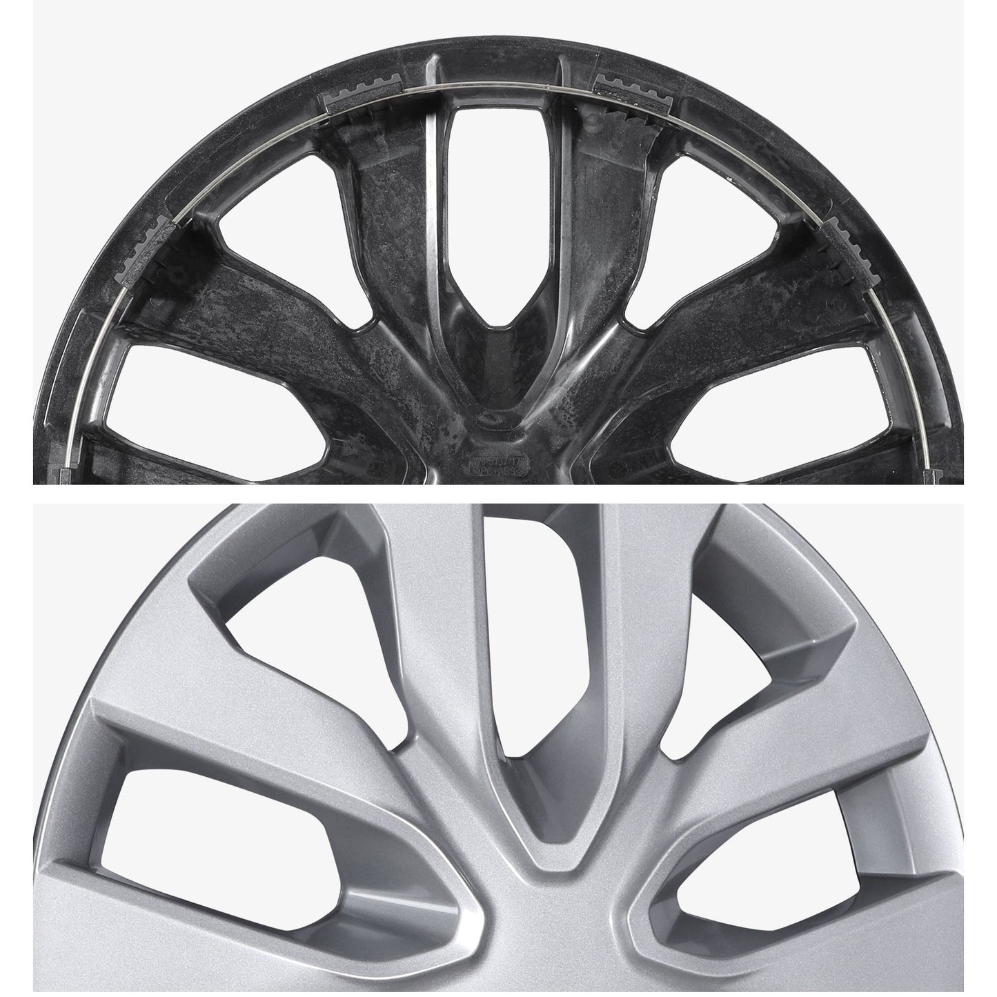 17 Inch Wheel Hubcaps for 2014-2020 Nissan Rogue - Lacquer