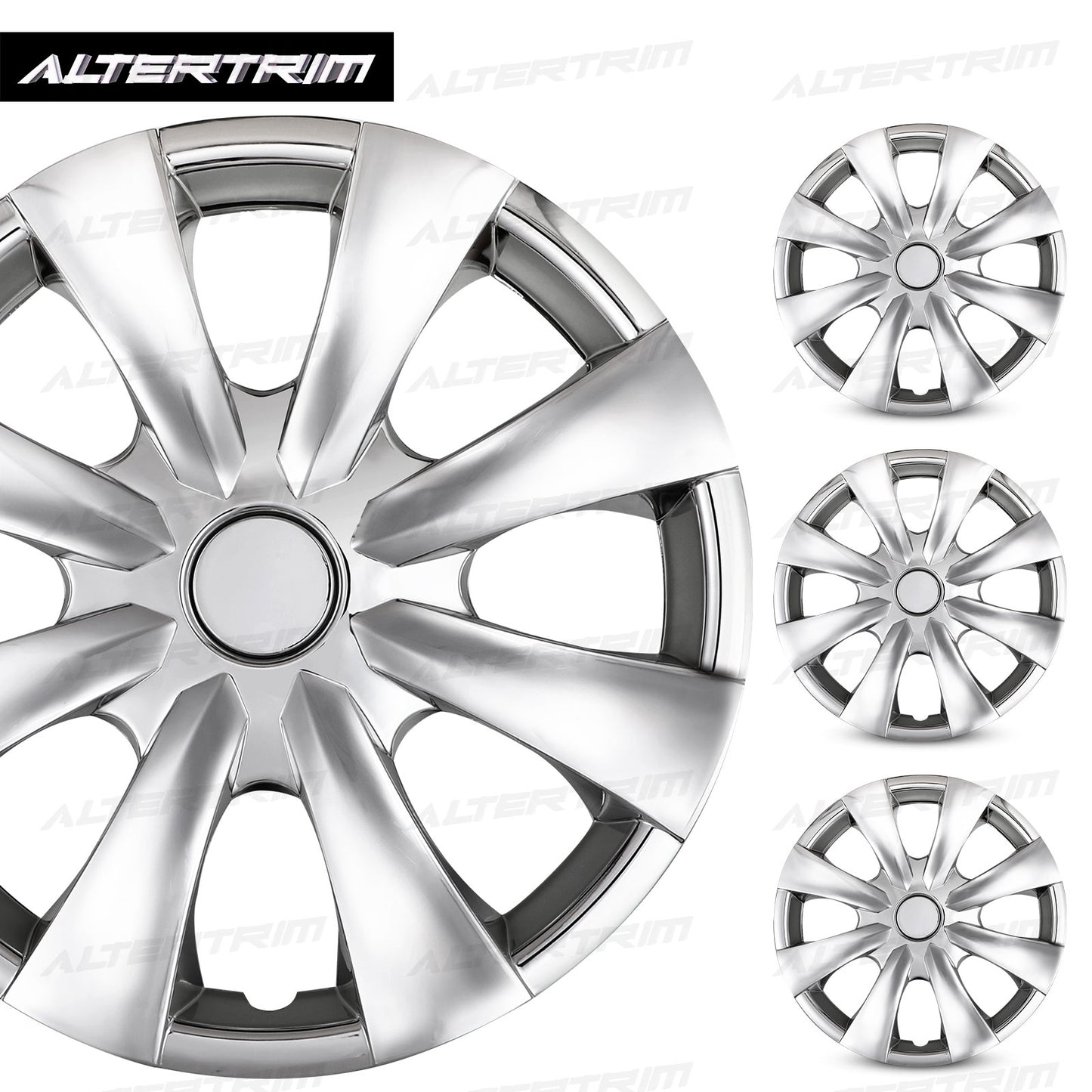 15 Inch Wheel Hubcaps for 2009-2019 TOYOTA Corolla - Chrome