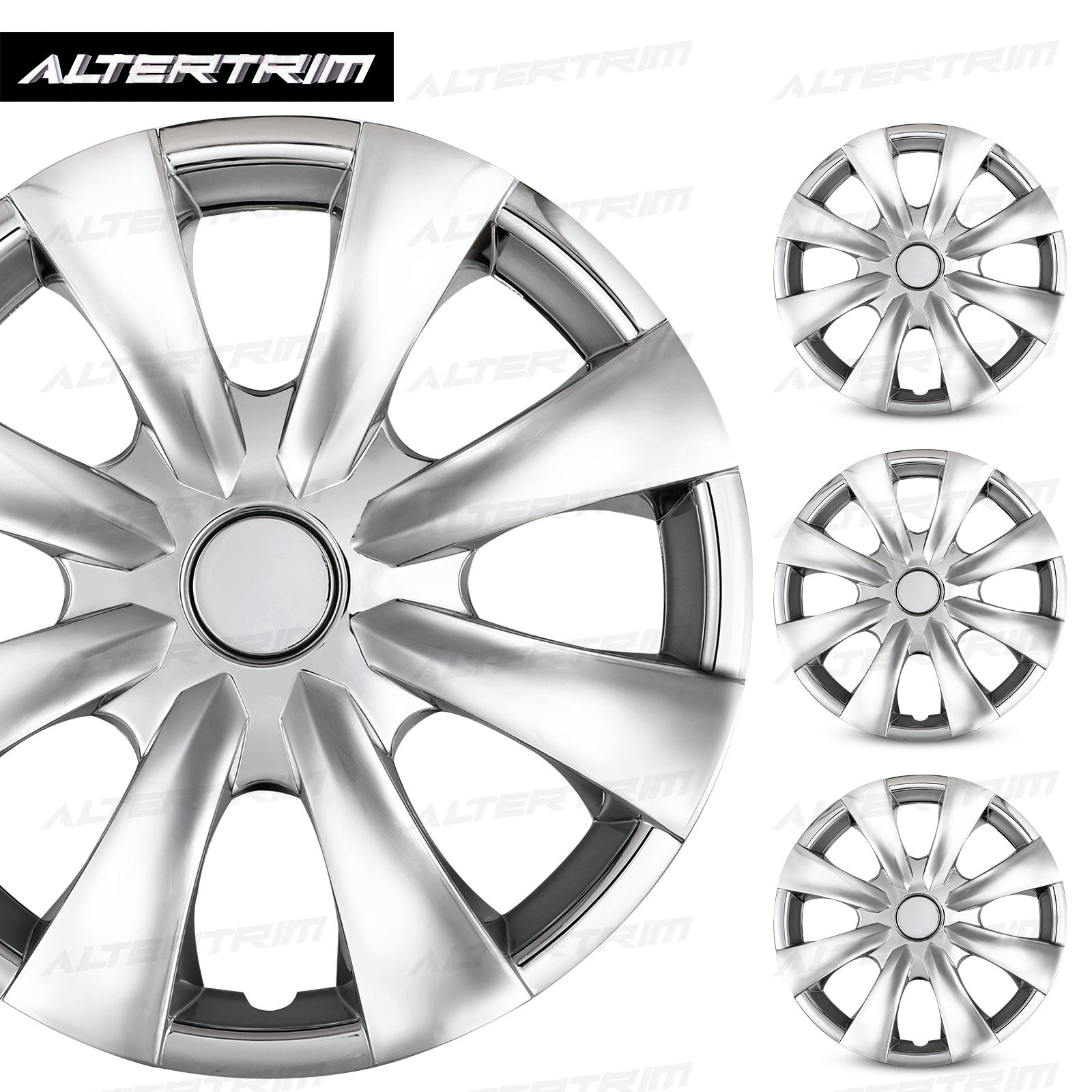 15 Inch Wheel Hubcaps for 2009-2019 TOYOTA Corolla - Chrome