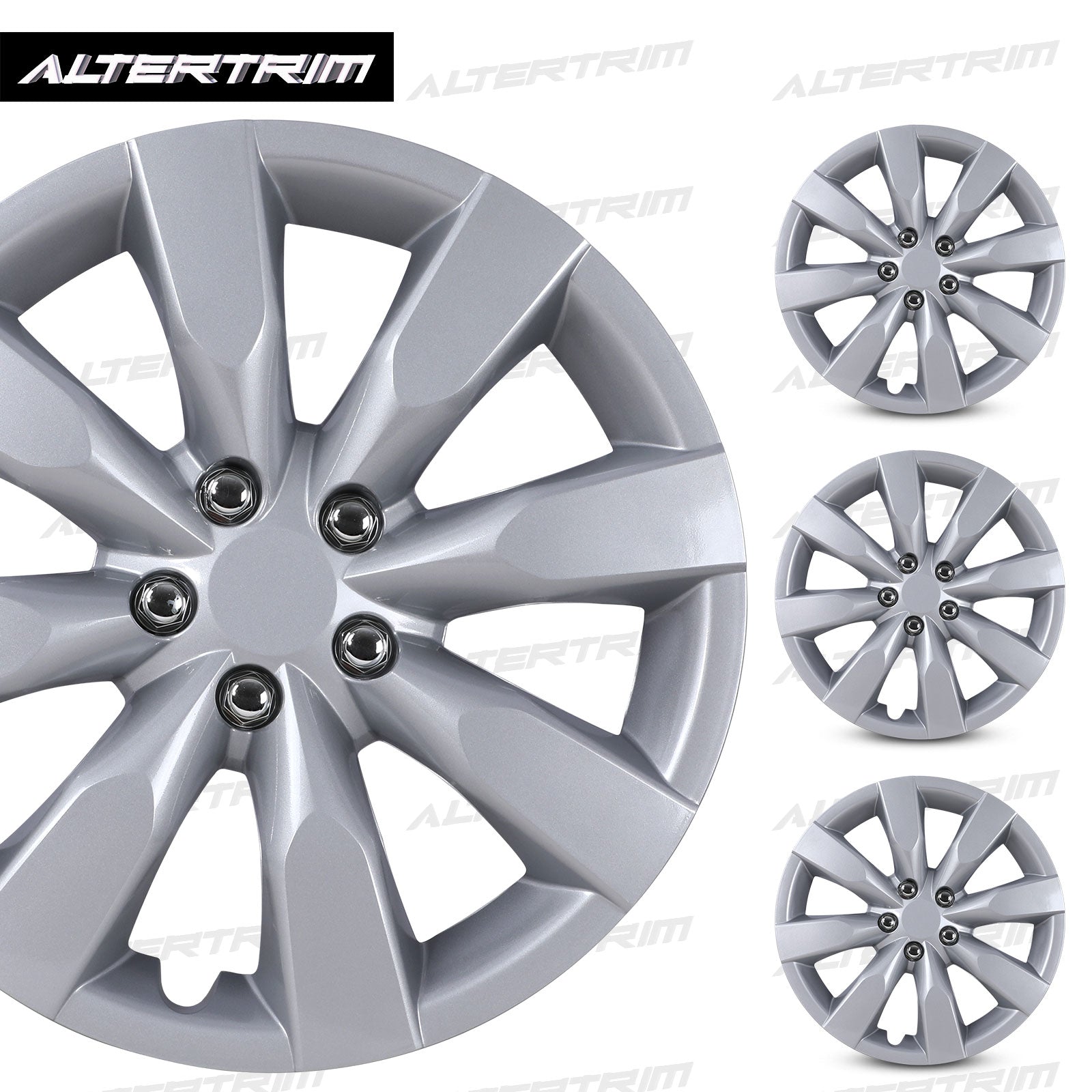 16 Inch Wheel Hubcaps for 2009-2019 TOYOTA Corolla and 2009-2014 TOYOTA Matrix w/decorative screws - Lacquer