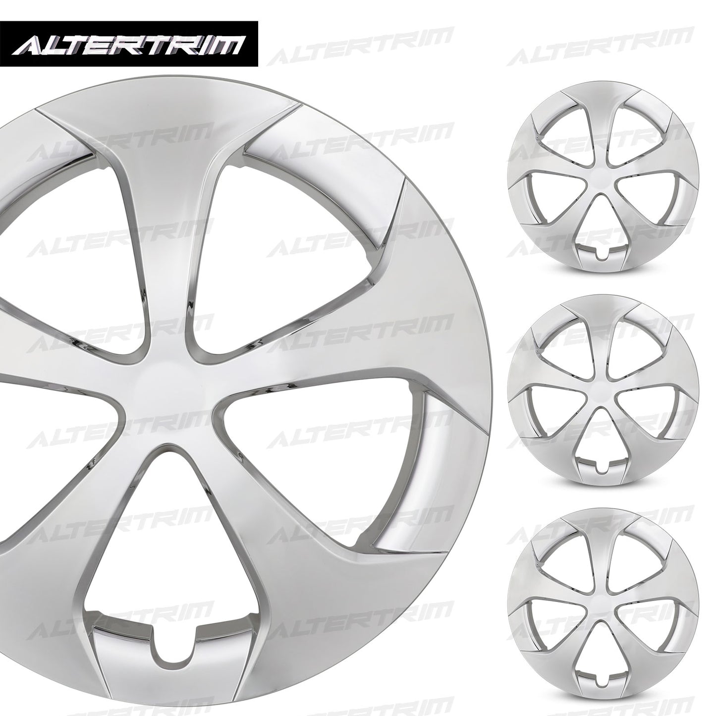 15 Inch Wheel Hubcaps for 2010-2015 TOYOTA Prius - Chrome