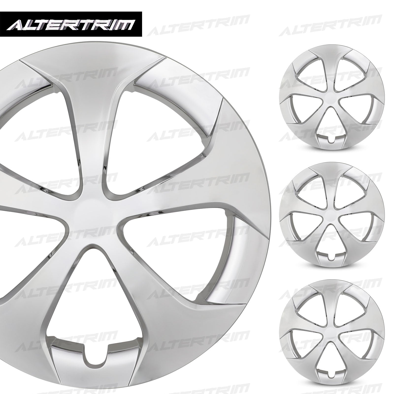 15 Inch Wheel Hubcaps for 2010-2015 TOYOTA Prius - Chrome