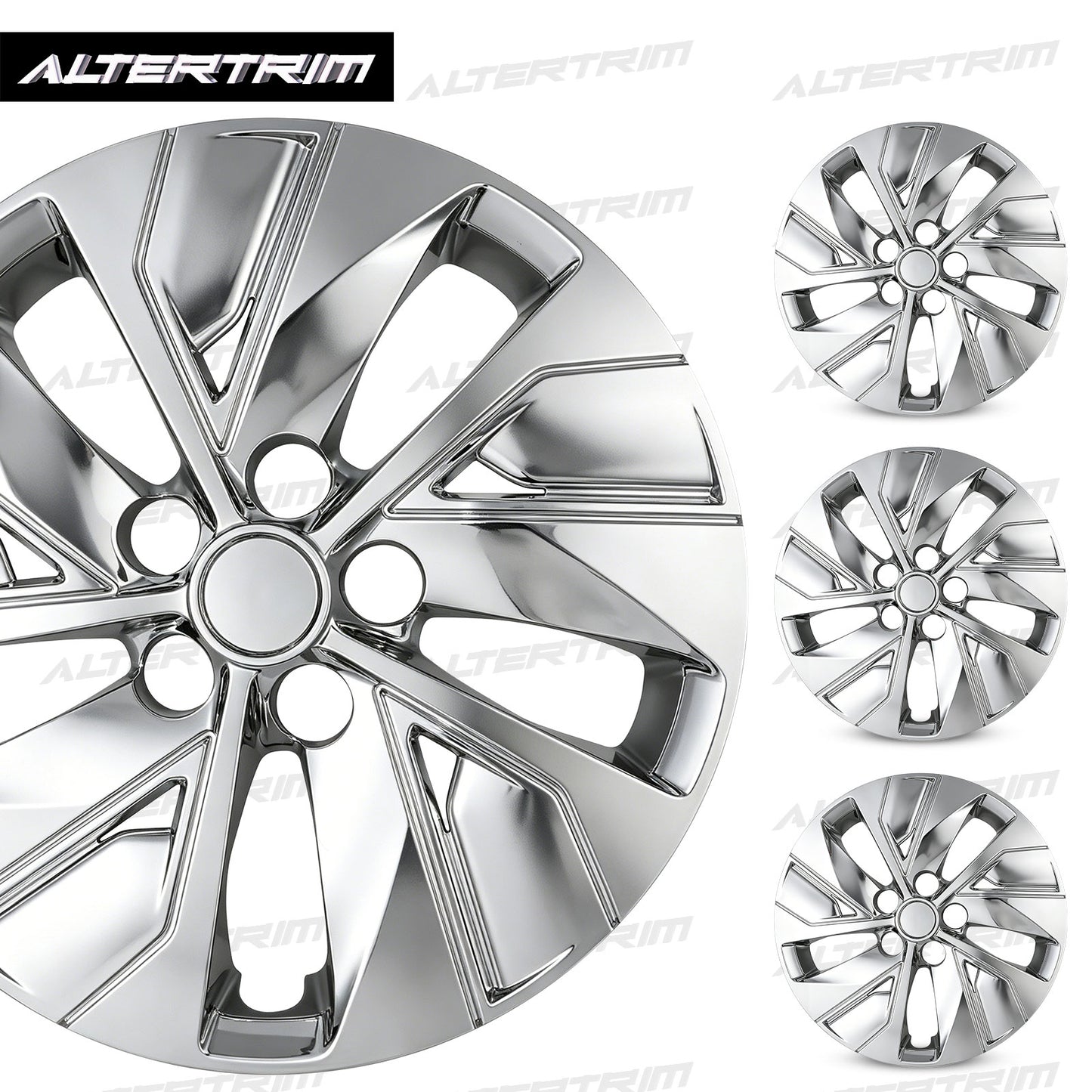 16 Inch Wheel Hubcaps for 2019-2025 Nissan Altima - Chrome